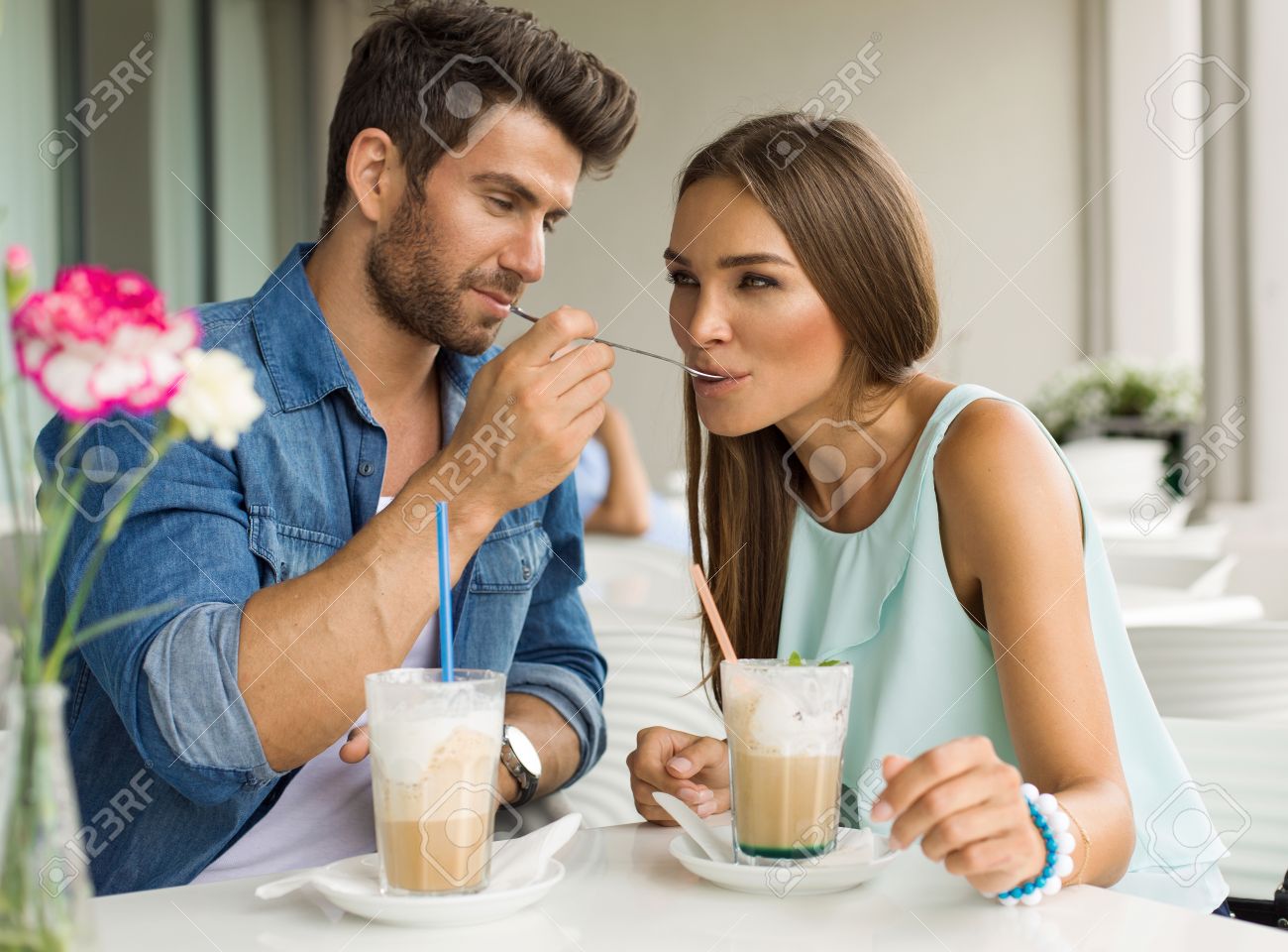 Friends Drinking Coffee Friends Drinking Coffee