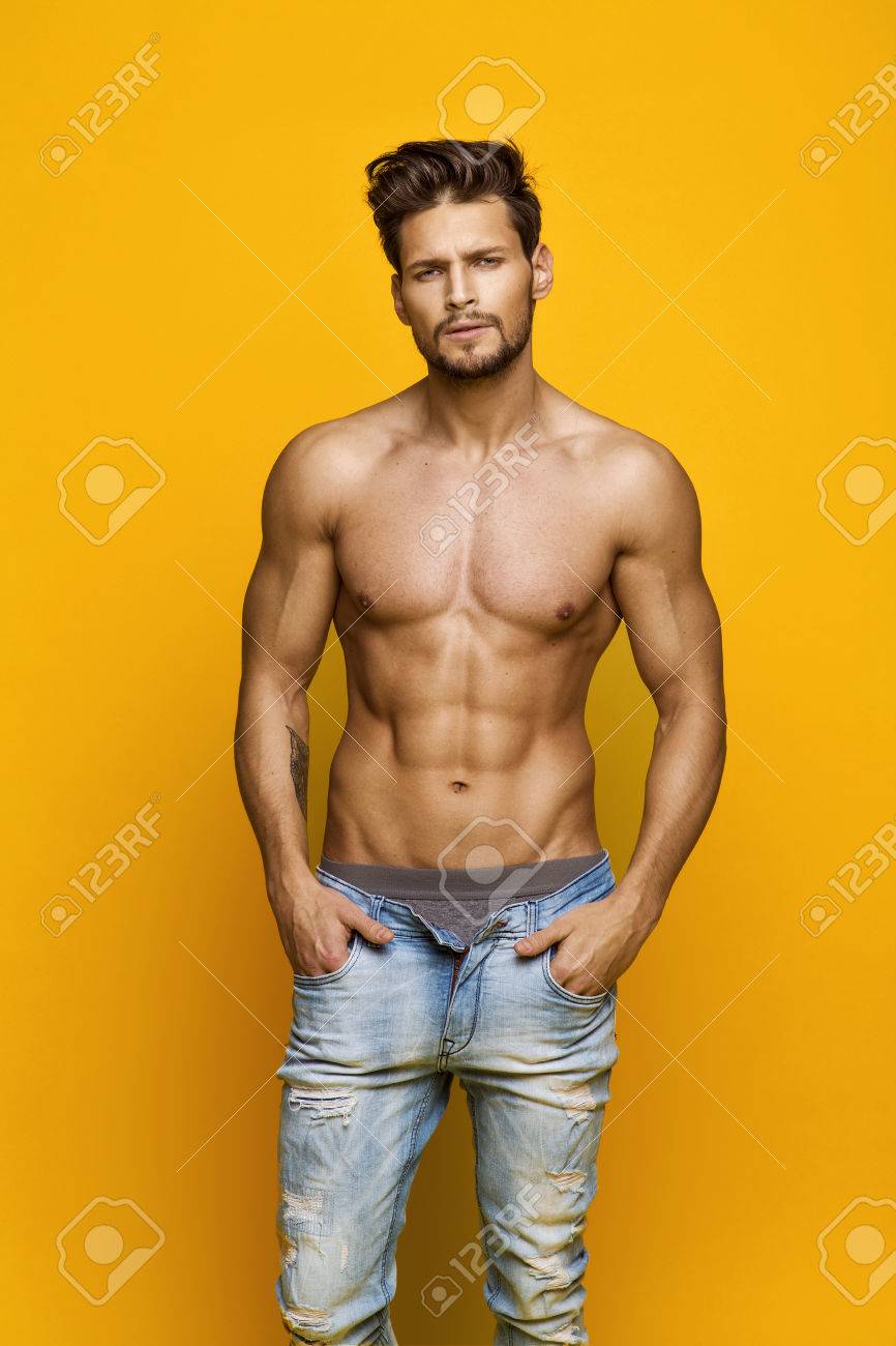 Sexy Male Model Stock Photo, Picture and Royalty Free Image. Image 57131025.