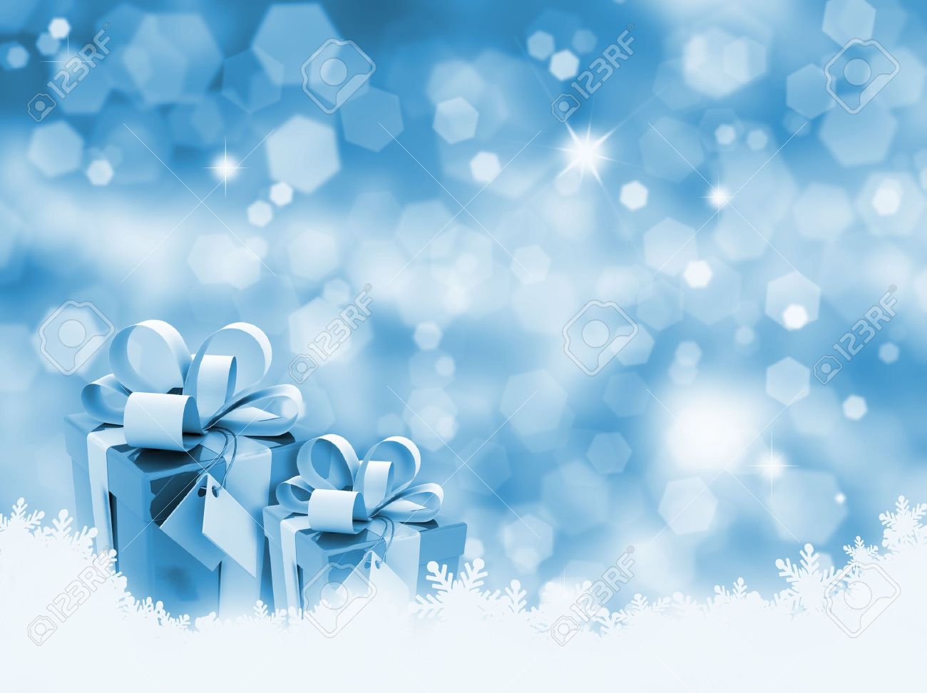 christmas gifts on glittery gold background gifts background