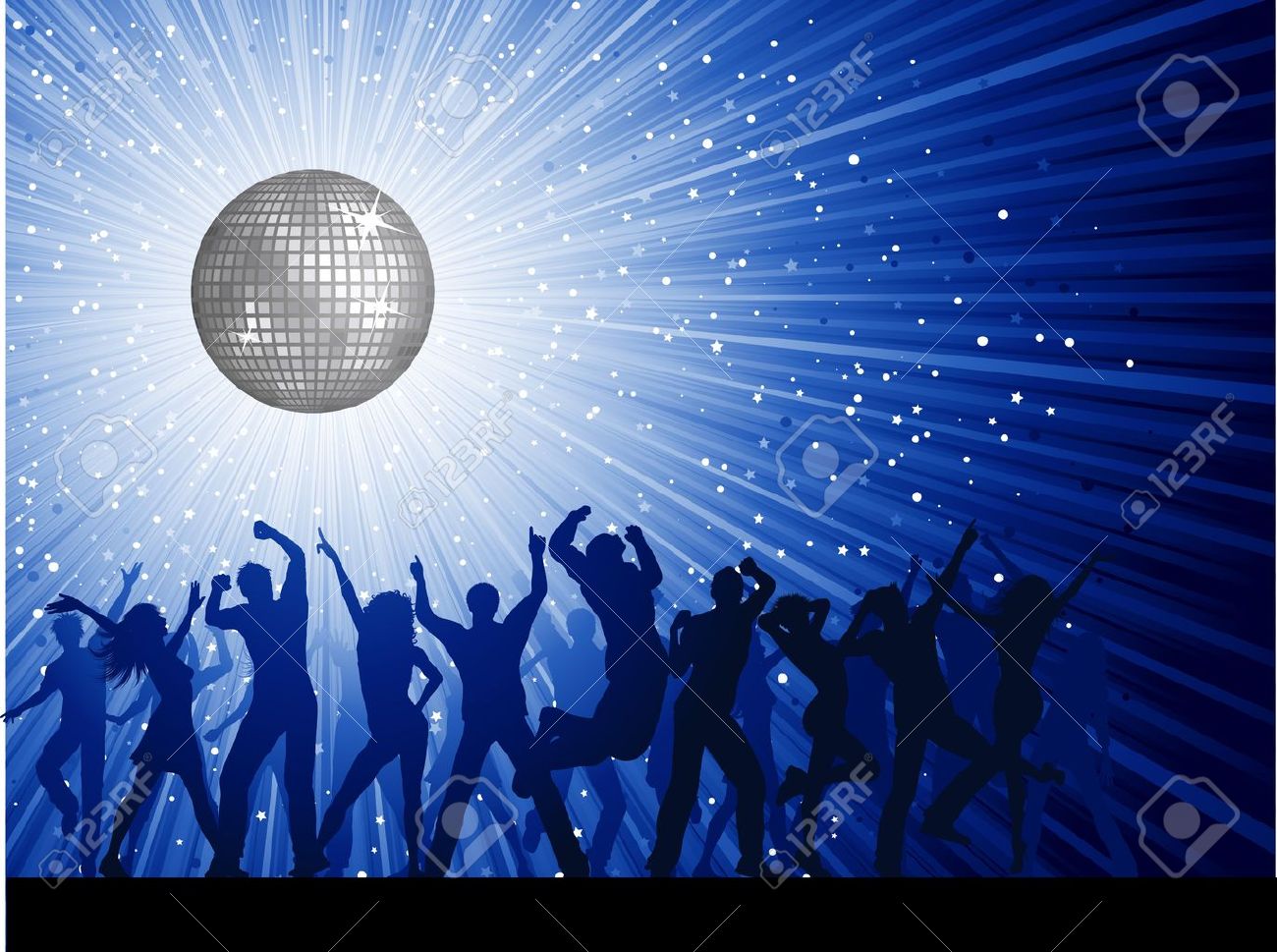 Image result for disco ball crowd