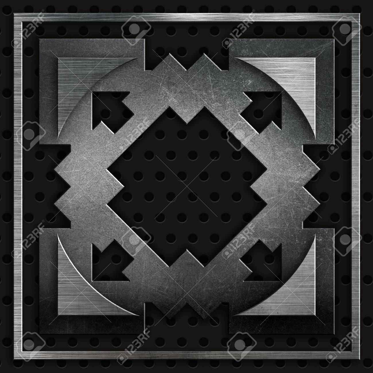 abstract metallic textures on a perforated metal background textures metallic