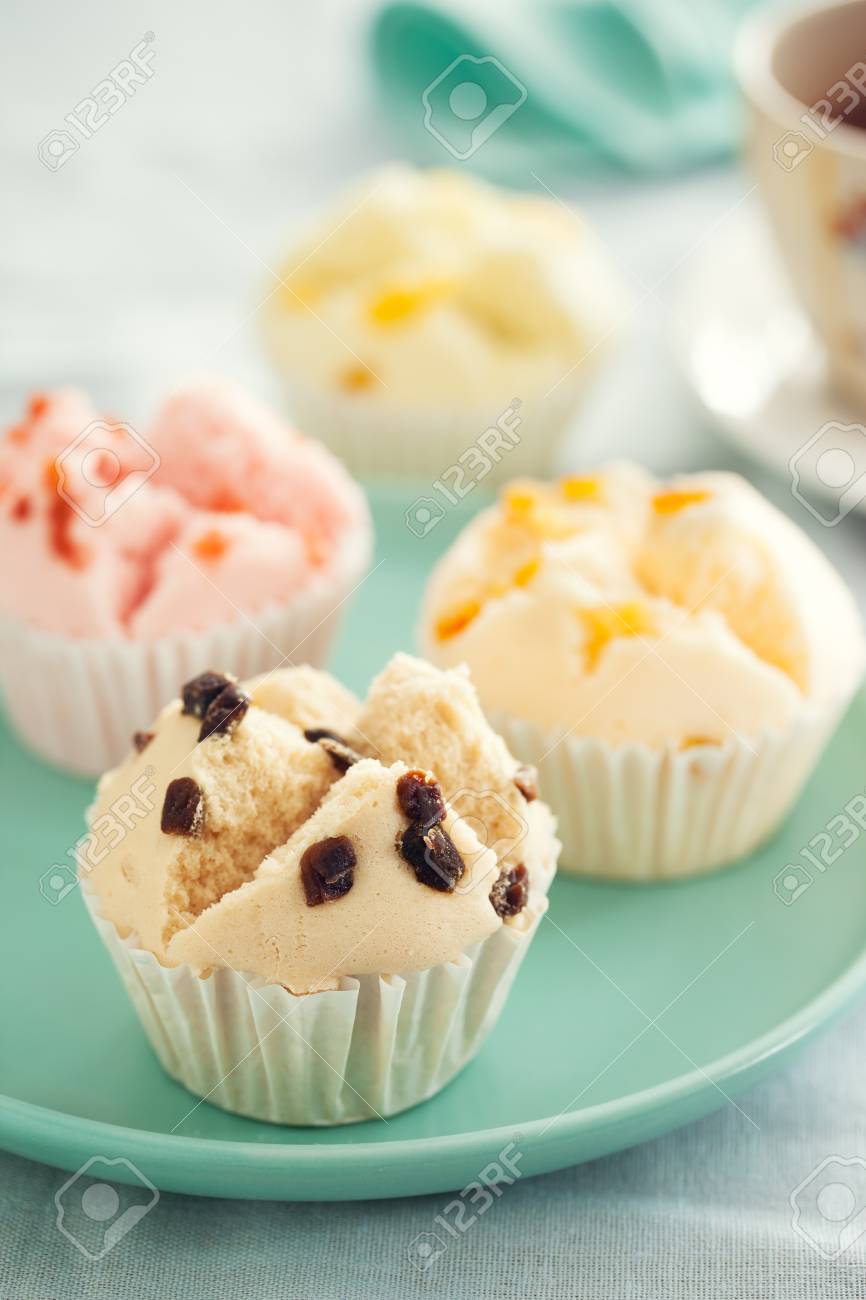 Thai Fruity Fluffy Cupcake For Tea Break Snack Stock Photo Picture Thai Fruity Fluffy Cupcake For Tea Break Snack Stock Photo Picture