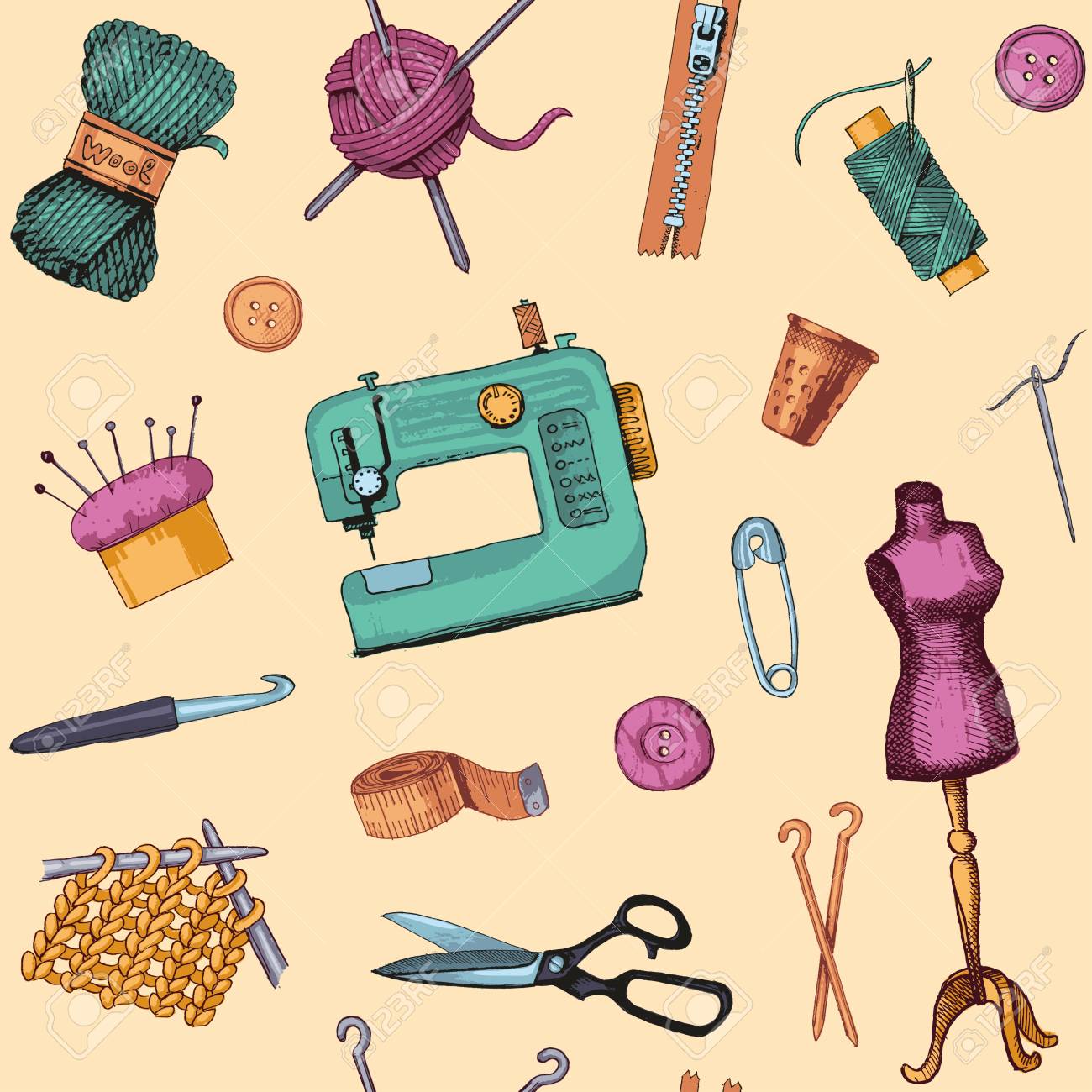 Risultati immagini per strumenti per cucire