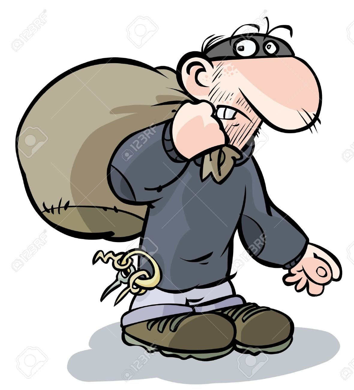 漫画泥棒 のイラスト素材 ベクタ Image