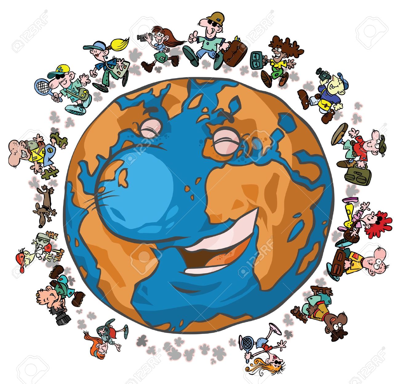 Cartoon Earth With Globe-trotters Royalty Free SVG, Cliparts, Vectors, And Stock Illustration. Image 15477478. Cartoon Earth With Globe-trotters Royalty Free SVG, Cliparts, Vectors, And Stock Illustration. Image 15477478.