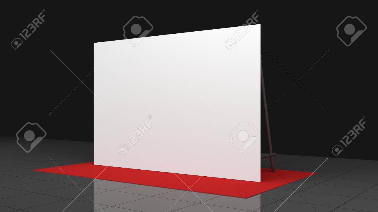Download Backdrop Press Banner 2x3 Meters 3d Render Template Mockup Stock Photo Picture And Royalty Free Image Image 119762380
