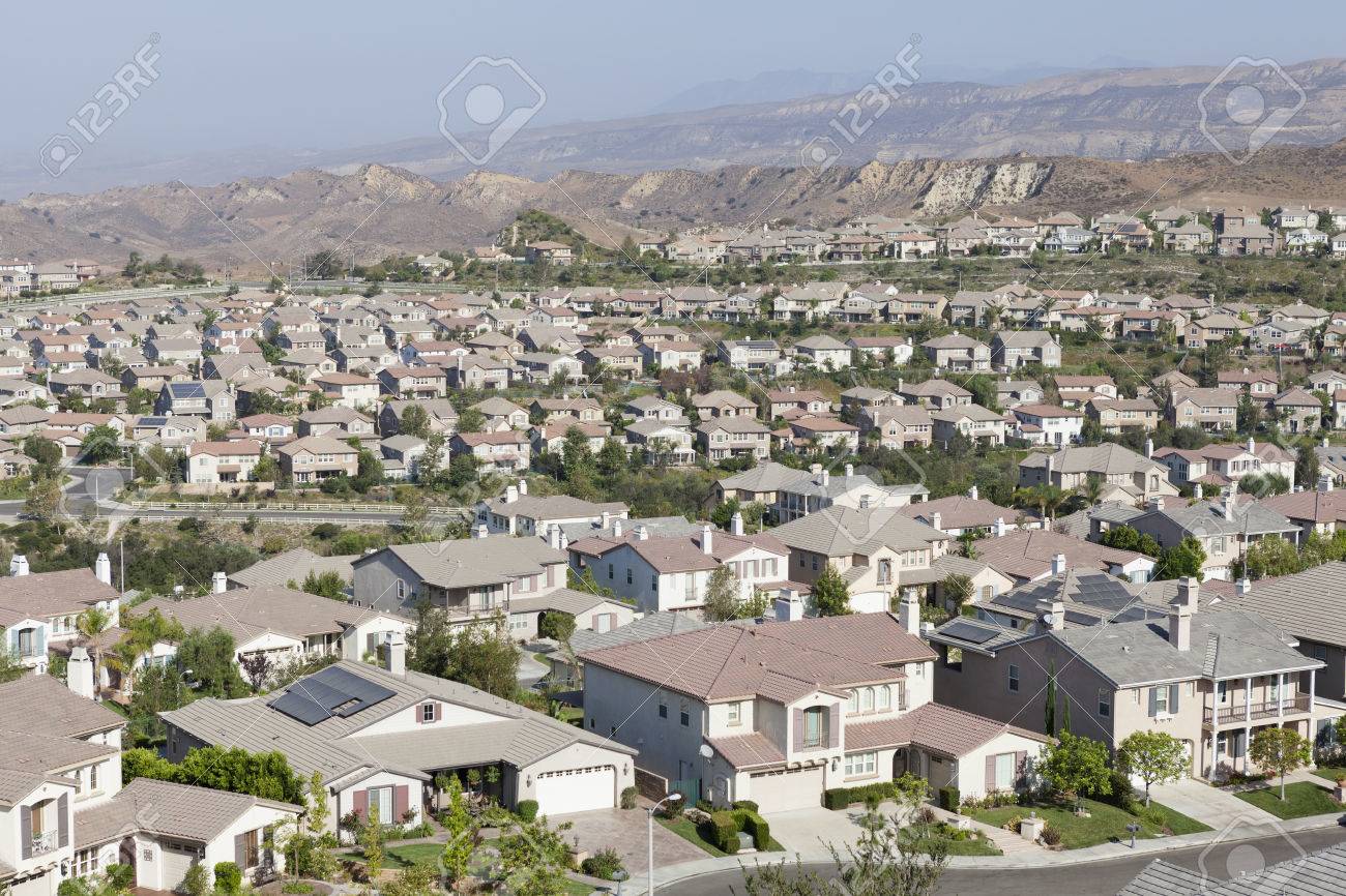 new suburban community in ventura county stock photo 30526464