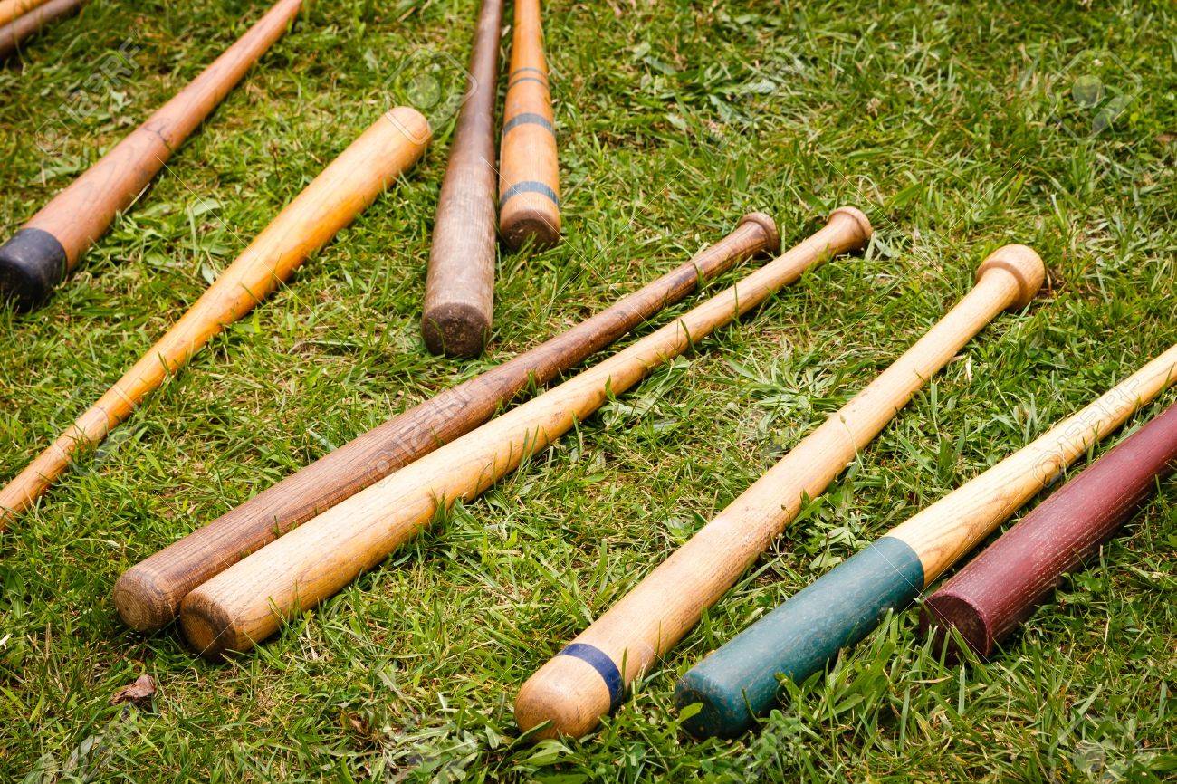 old baseball bats