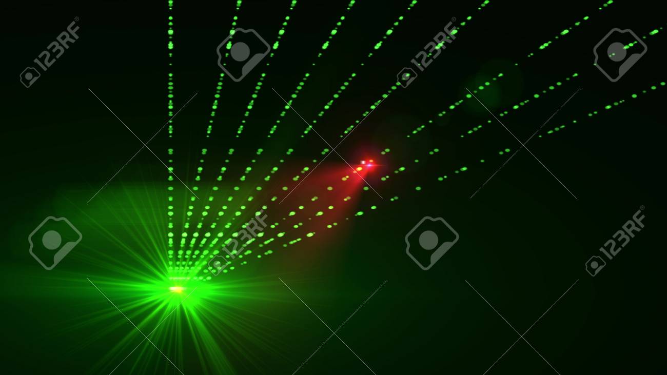 super 3d rendering of a big green star with a number of straight