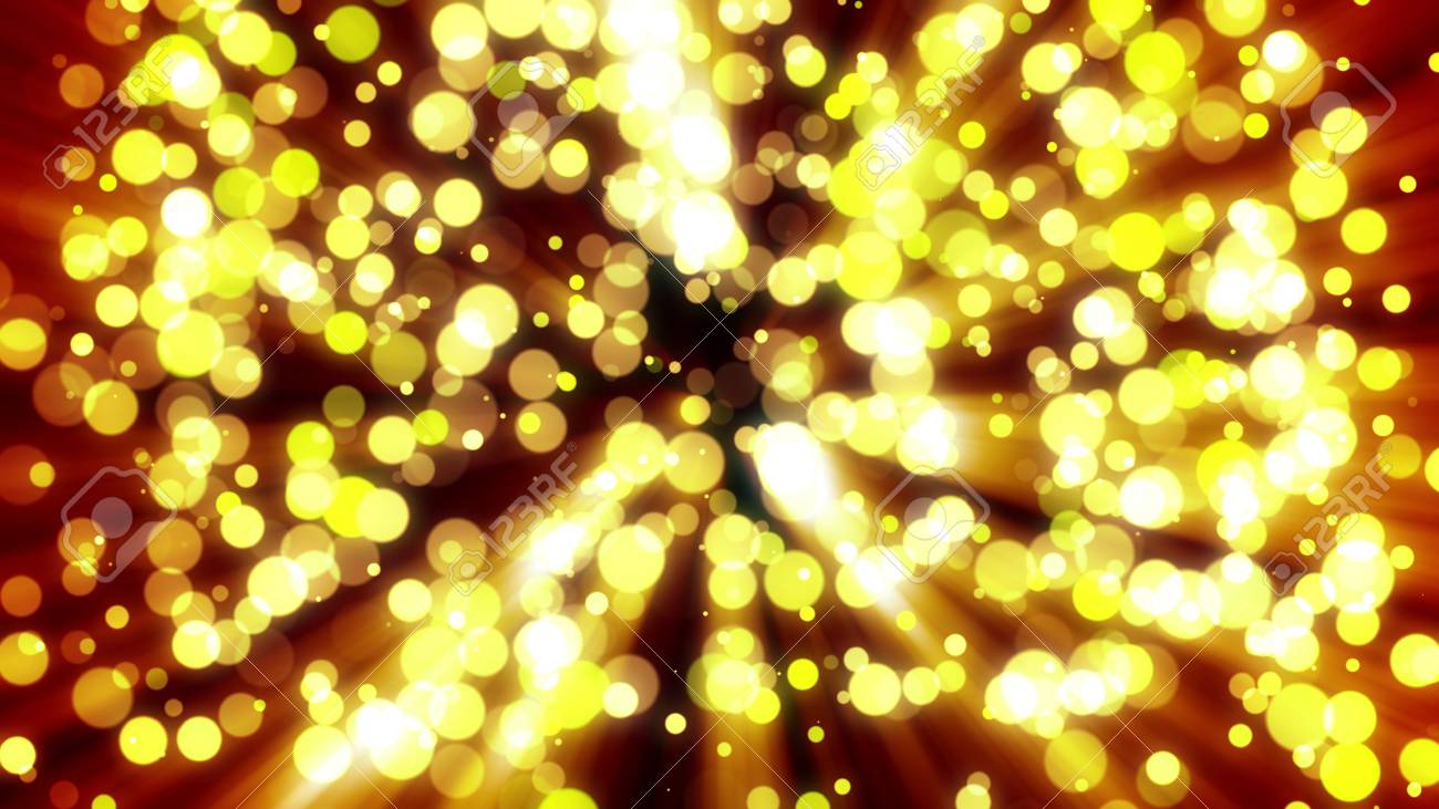 Uma Rendicao Do Estilo 3d Da Fantasia Das Luzes Amarelas Festivas Que Cobrem A Area Inteira Na Apresentacao Borrada Eles Parecem Fogos De Artificio Poderosos A Noite Fotos Retratos Imagenes Y Fotografia