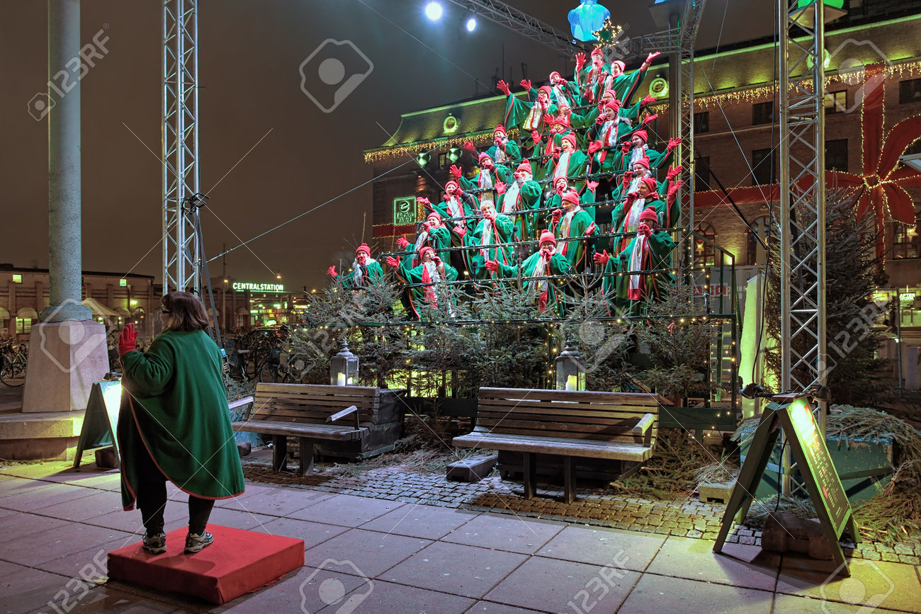 gothia show chorus sing the chgothenburg sweden december 16 sweden christmas song