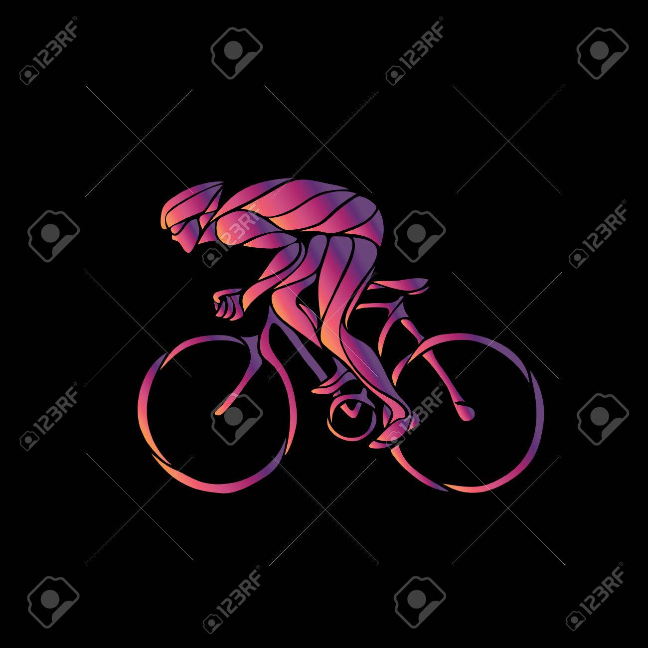 cyclist in a bike