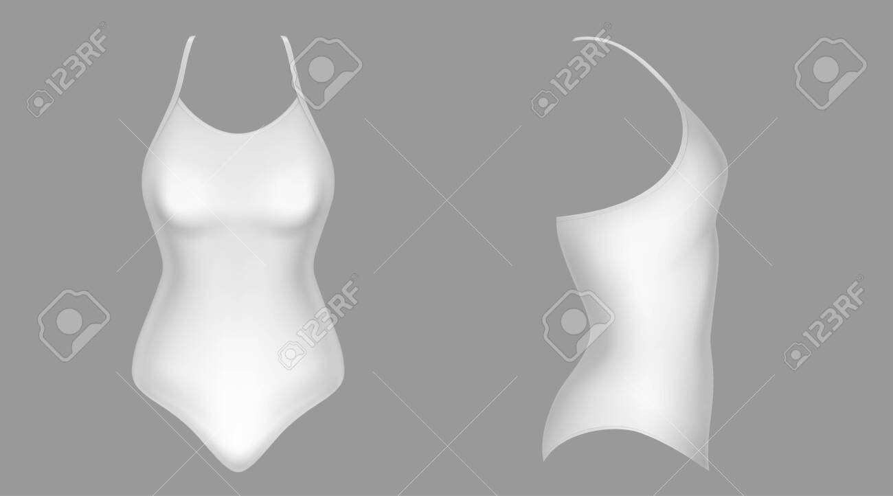 Download Swimwear Mockup White Bathing Female Clothes Beach Wear Front Royalty Free Cliparts Vectors And Stock Illustration Image 148228170