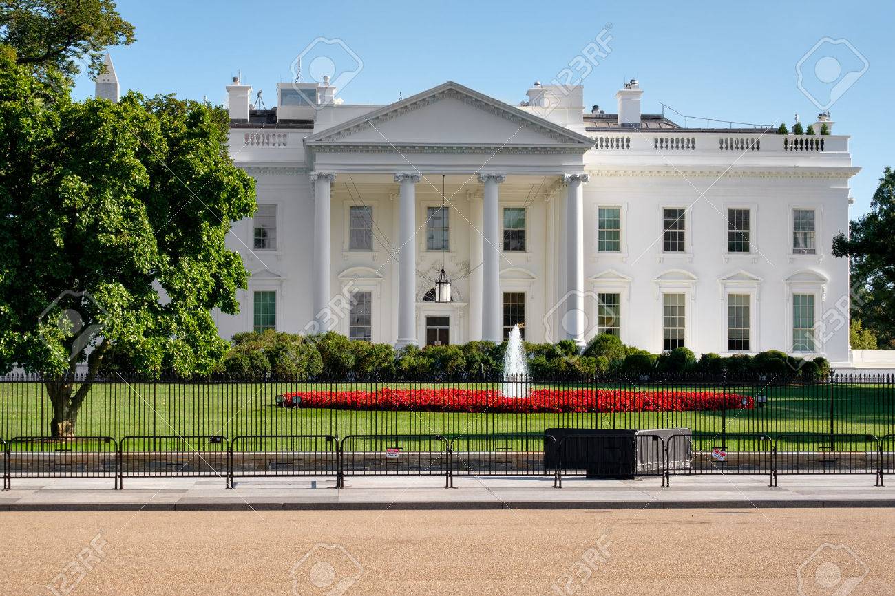 Das Weisse Haus Die Heimat Des Us Prasidenten In Washington Dc