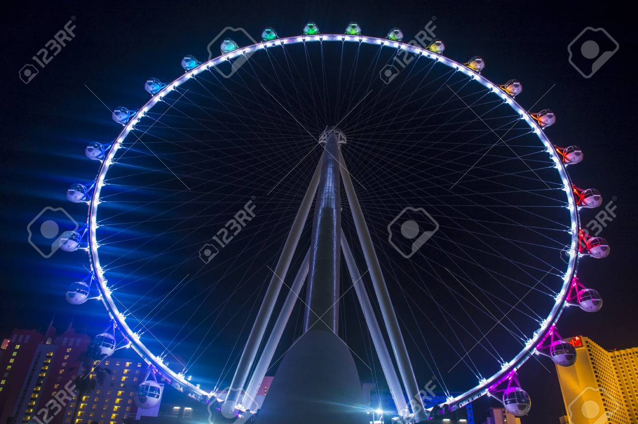 Las Vegas March 10 The High Roller At The Linq A Dining Stock Photo Picture And Royalty Free Image Image