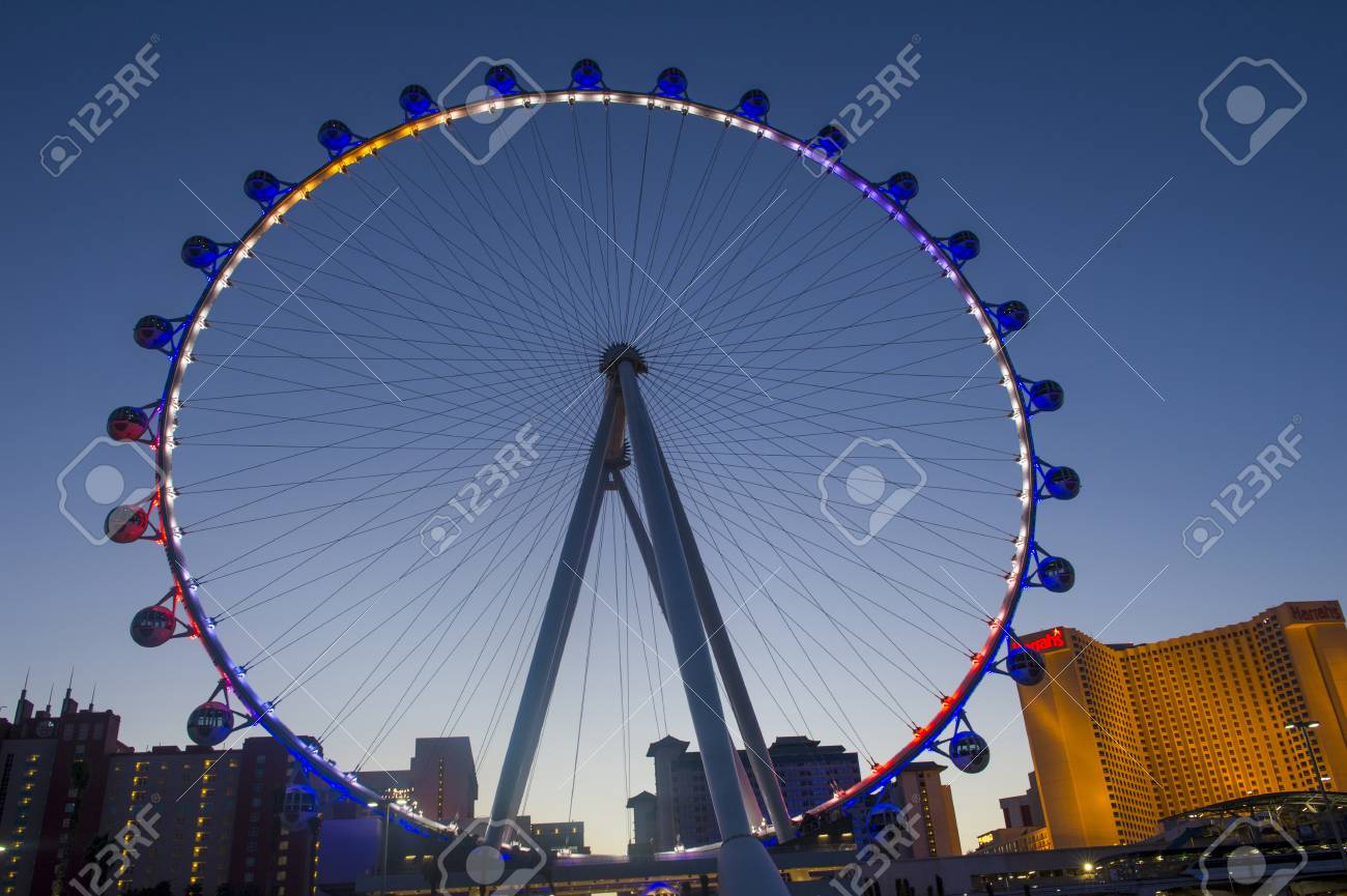 Las Vegas March 15 The High Roller At The Linq A Dining Stock Photo Picture And Royalty Free Image Image