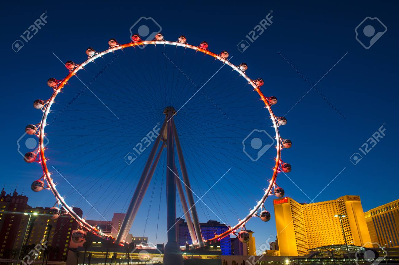 Las Vegas March 15 The High Roller At The Linq A Dining Stock Photo Picture And Royalty Free Image Image