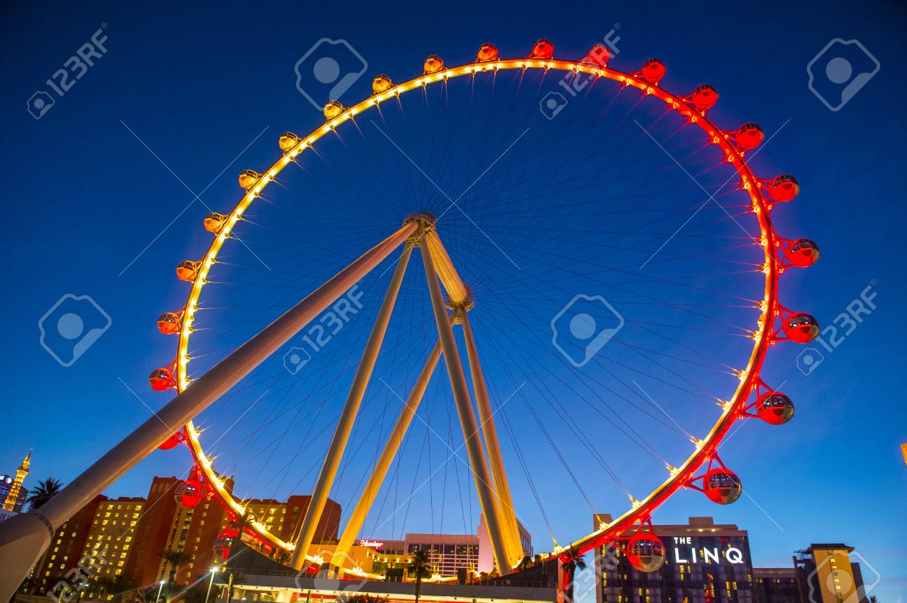 Las Vegas Feb 21 The High Roller At The Linq A Dining And Stock Photo Picture And Royalty Free Image Image