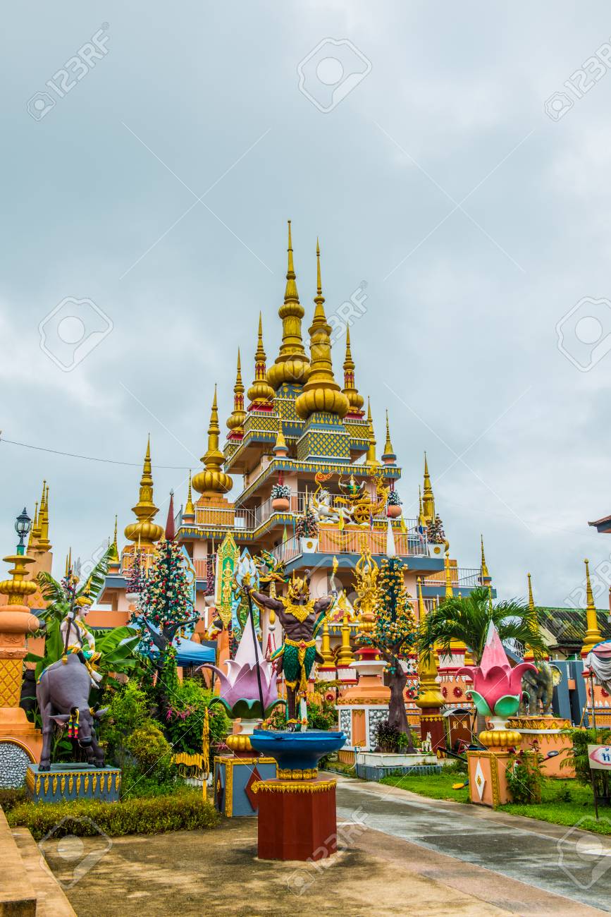 懐サイ カオ寺院 タイでの美しい建物 の写真素材 画像素材 Image