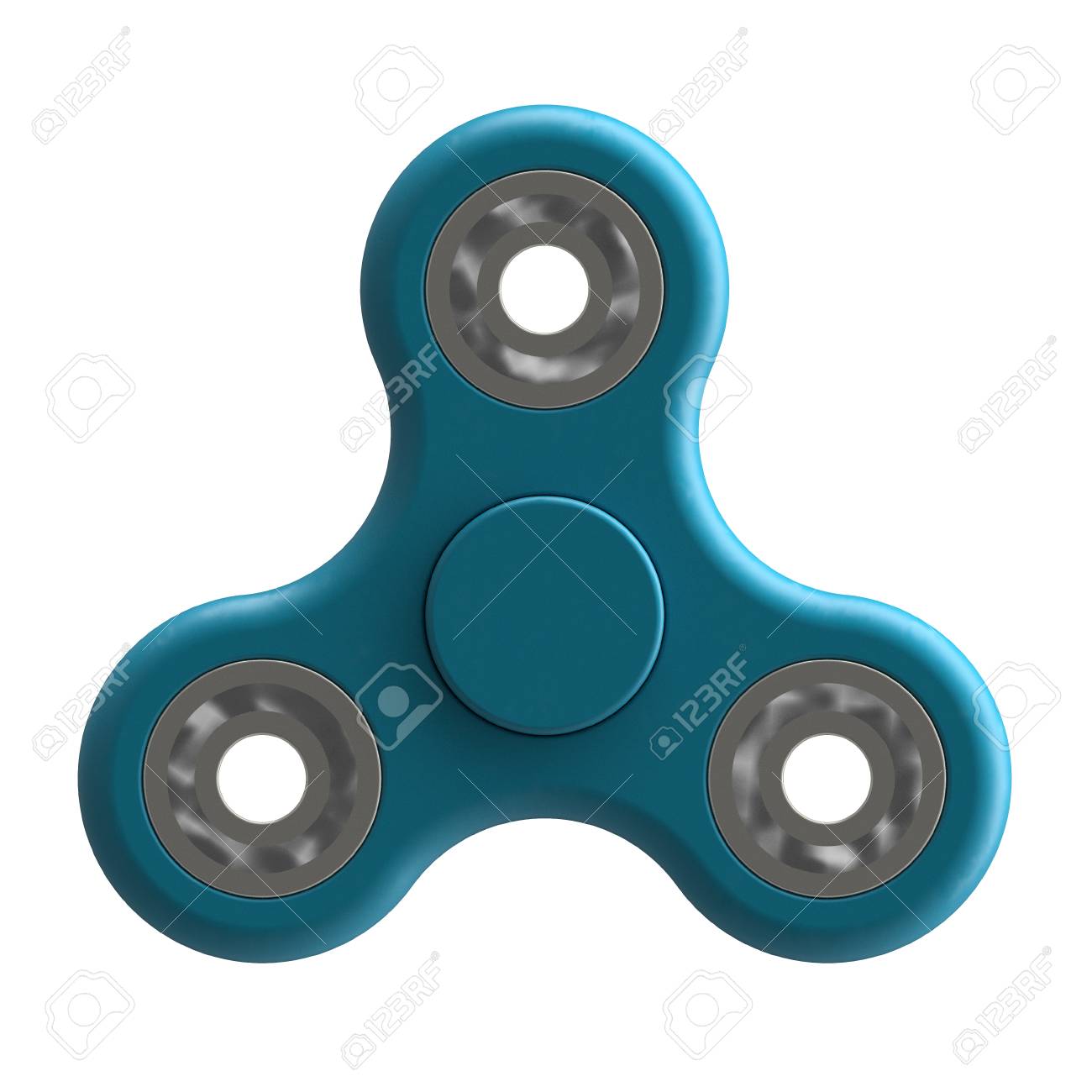 blue fidget spinner