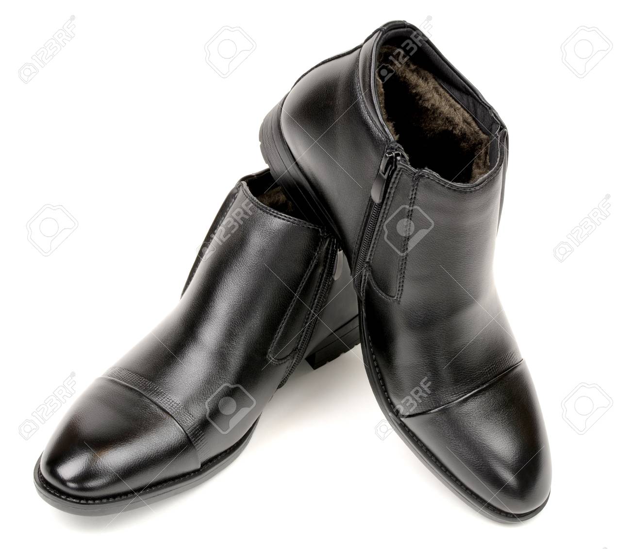 warm leather boots