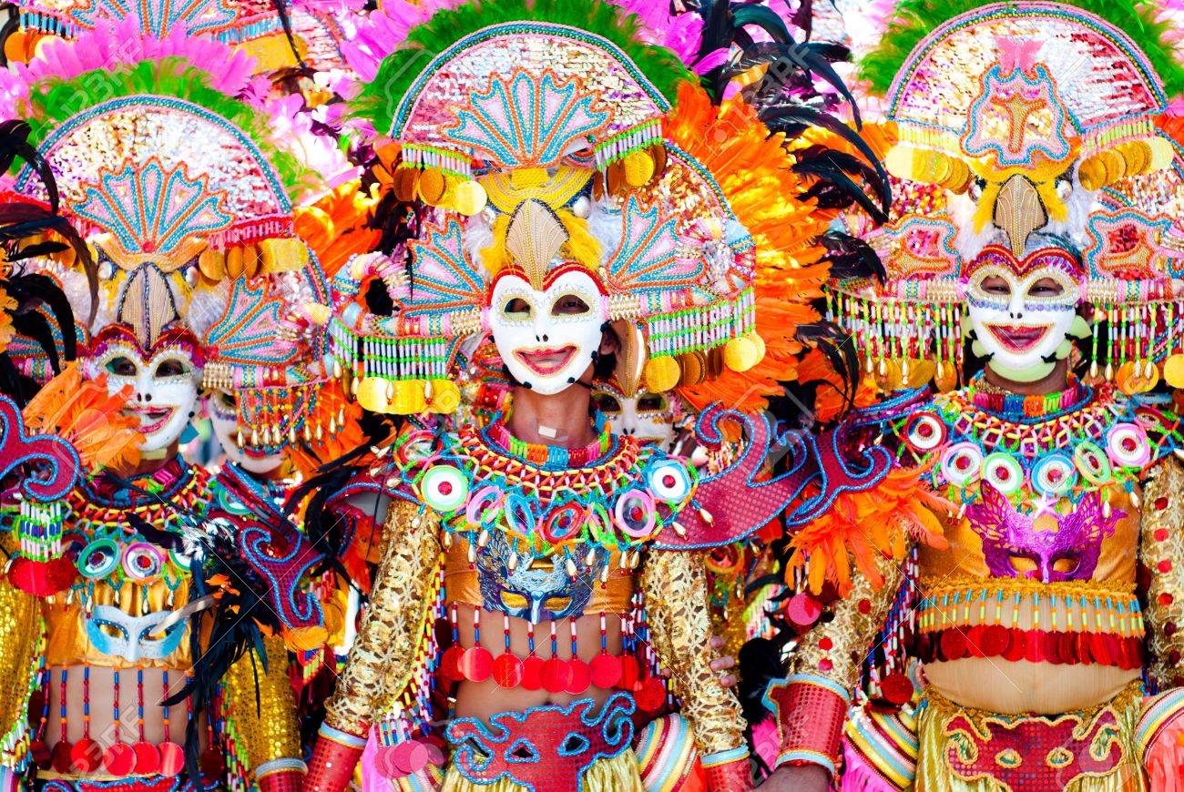 Colorful Mask During The Dance Parade At Masskara Festival, Bacolod City,  Philippines Stock Photo, Picture and Royalty Free Image. Image 76112934., image size:1300x870