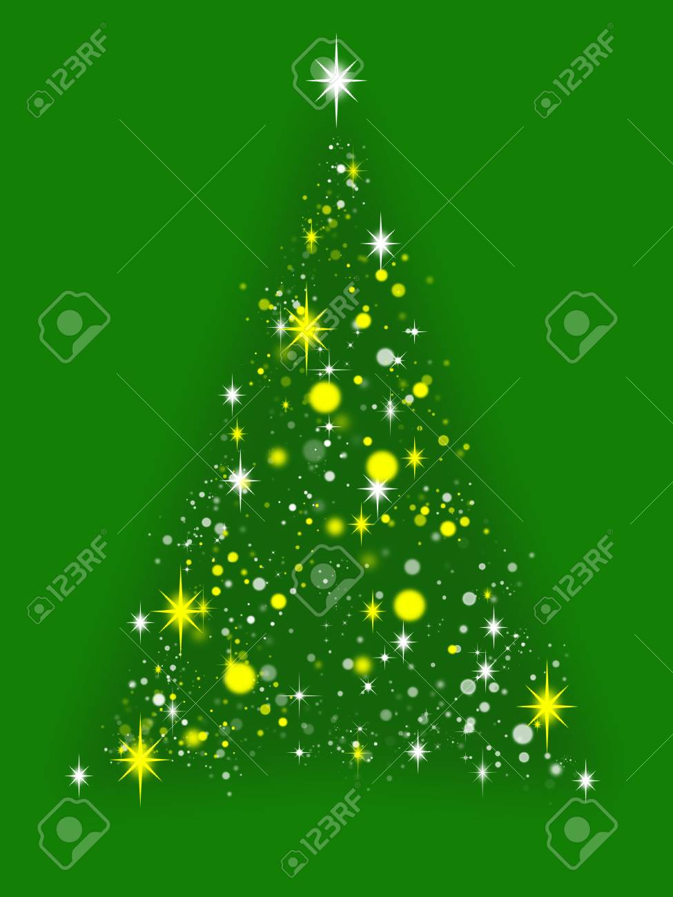 クリスマス ツリーのシンボルとシンプルなカード の写真素材 画像素材 Image