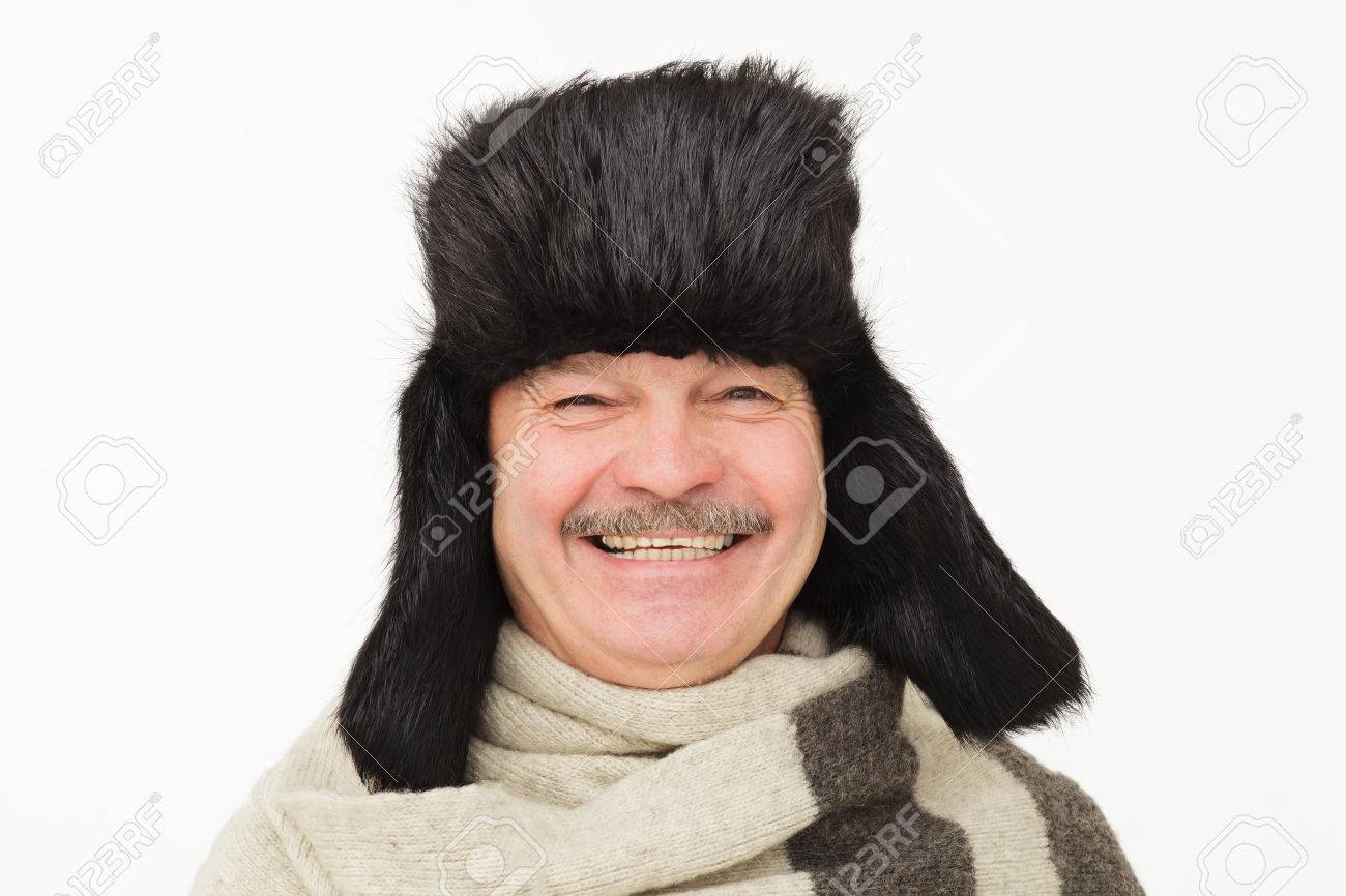 fur hat with ear flaps