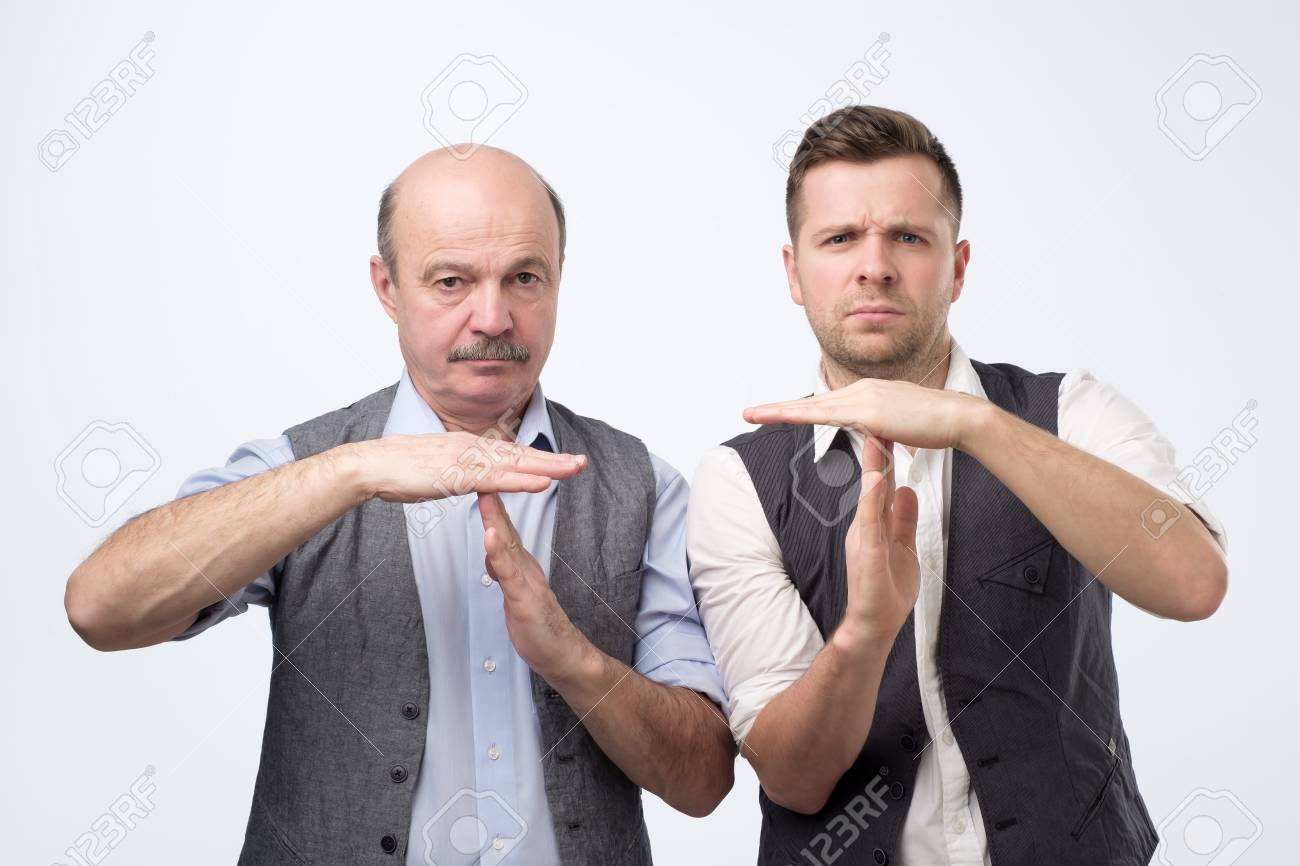 Males making out at work time