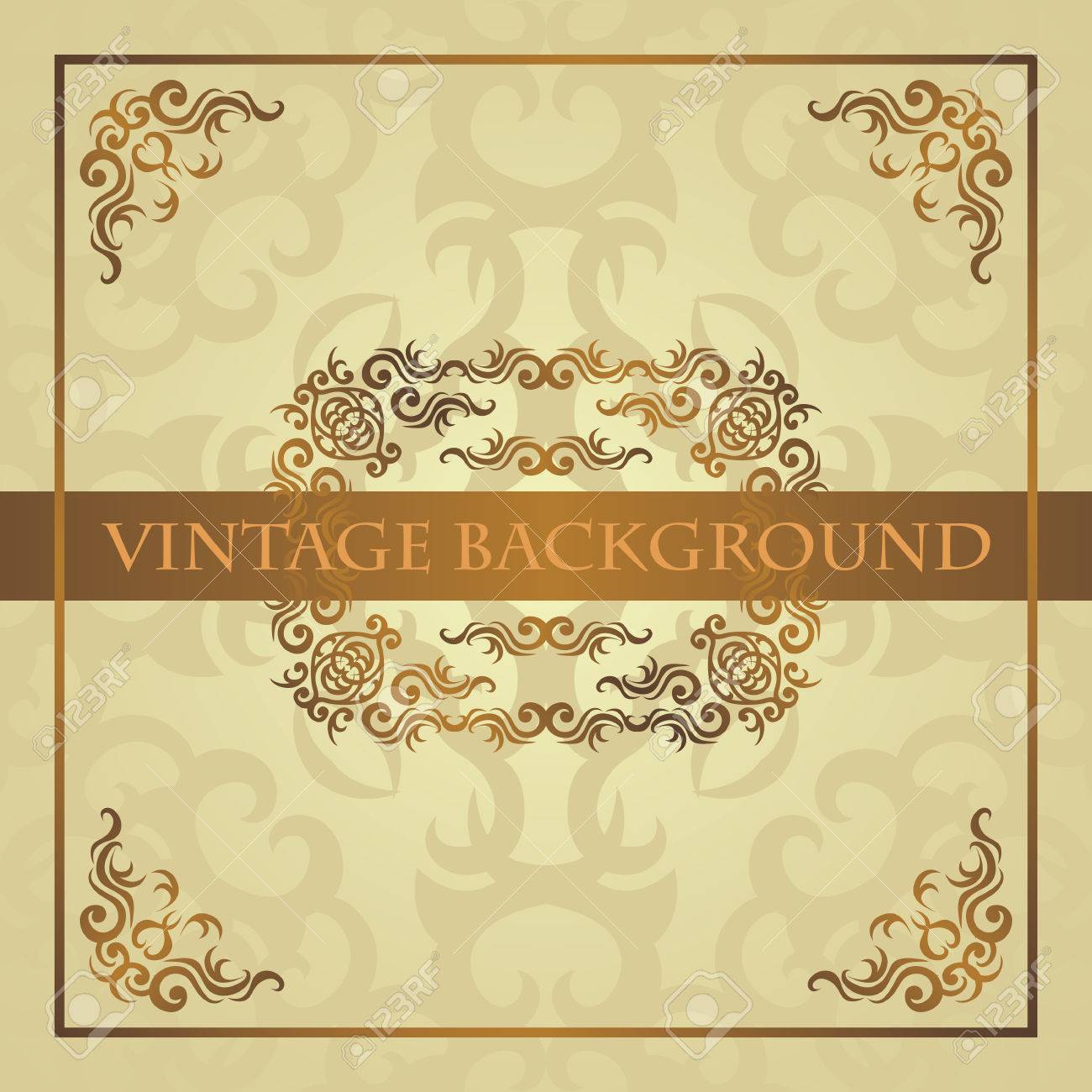 花の要素を持つカード 花の壁紙 パステル カラー 金の装飾のイラスト素材 ベクタ Image