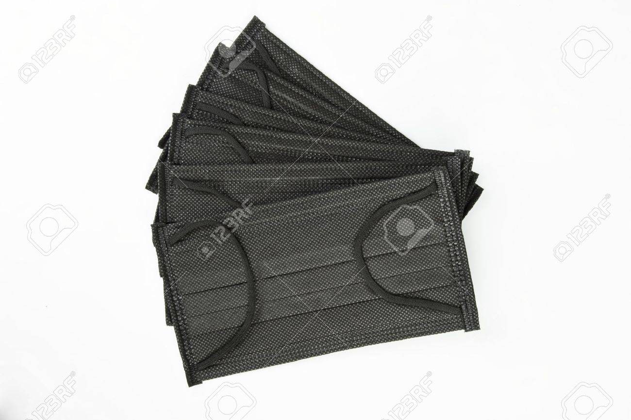 black surgical mask black surgical mask