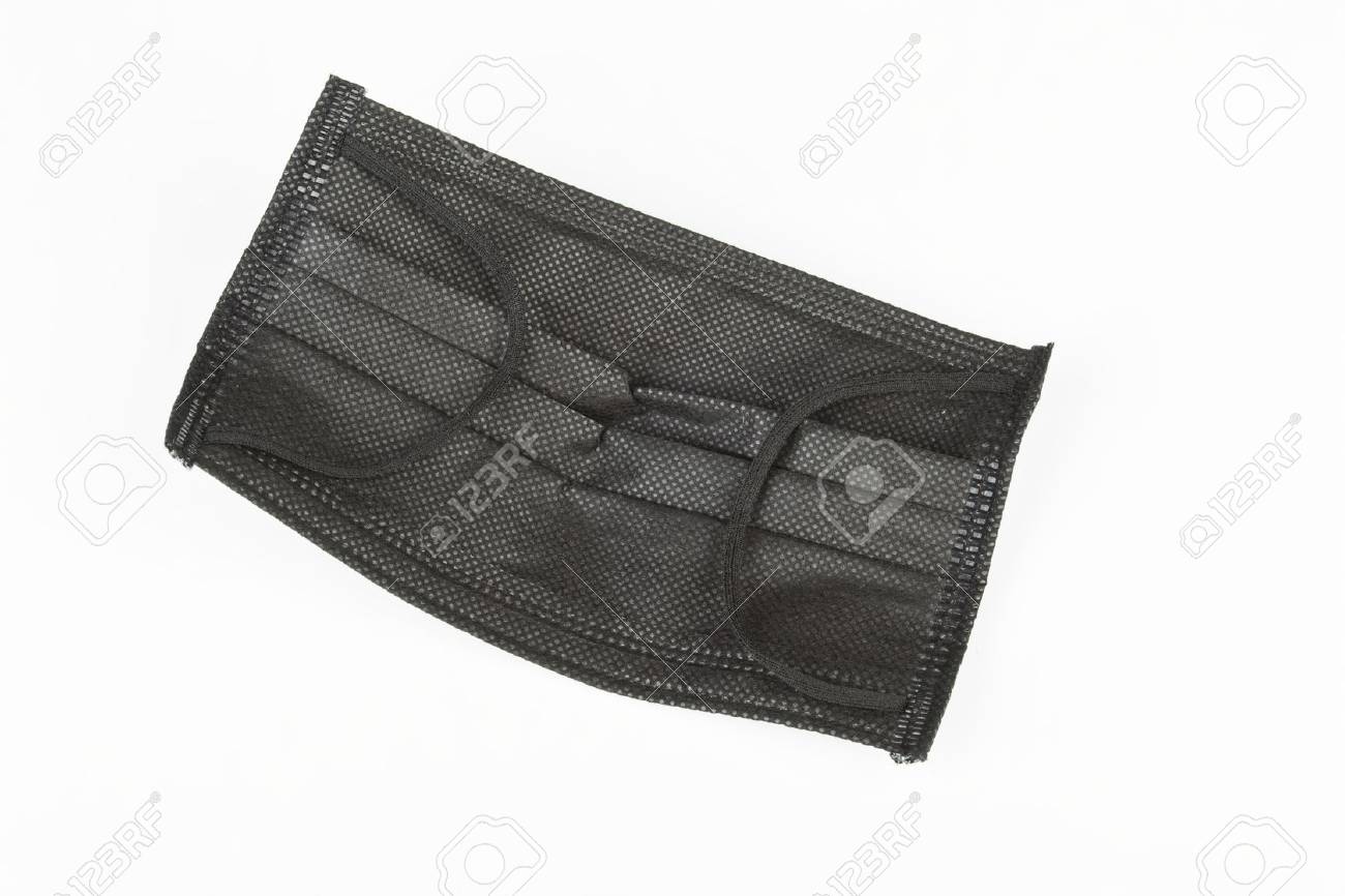 black surgical mask black surgical mask