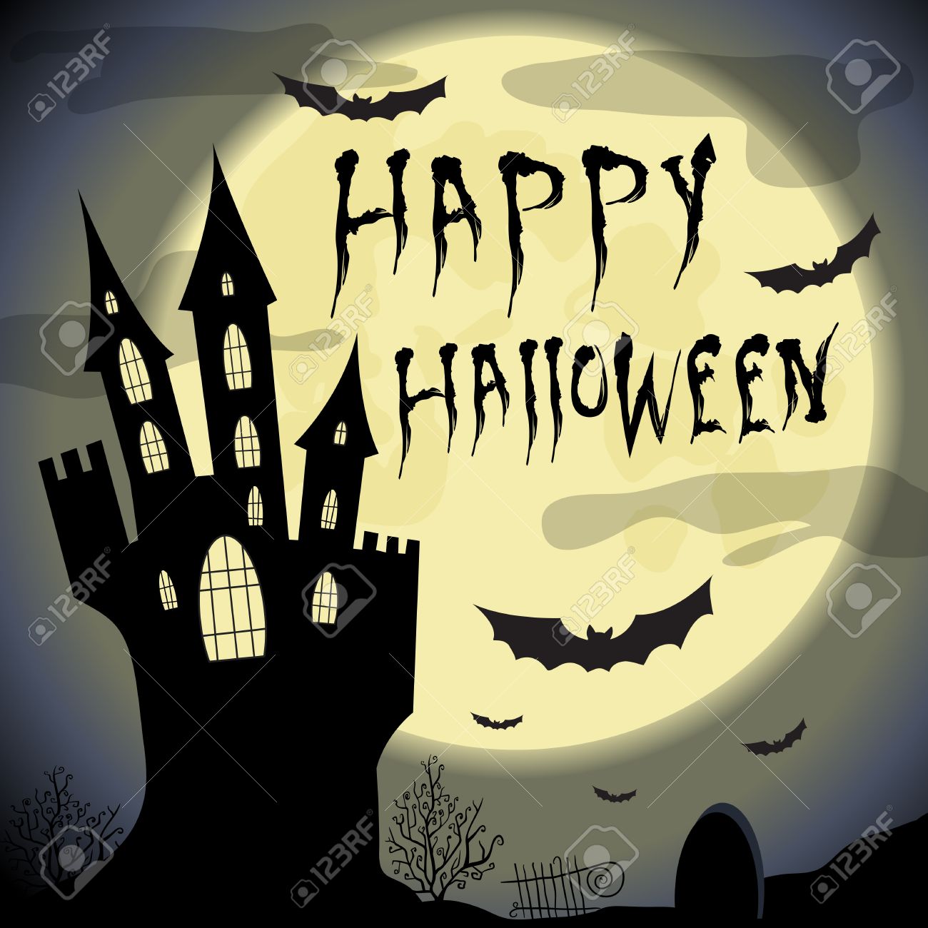 halloween card template