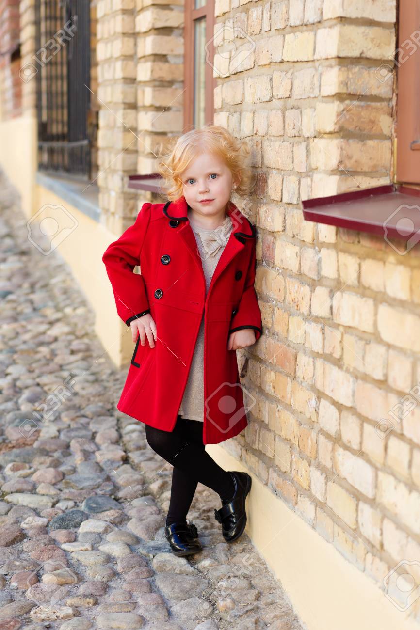 cute red coat