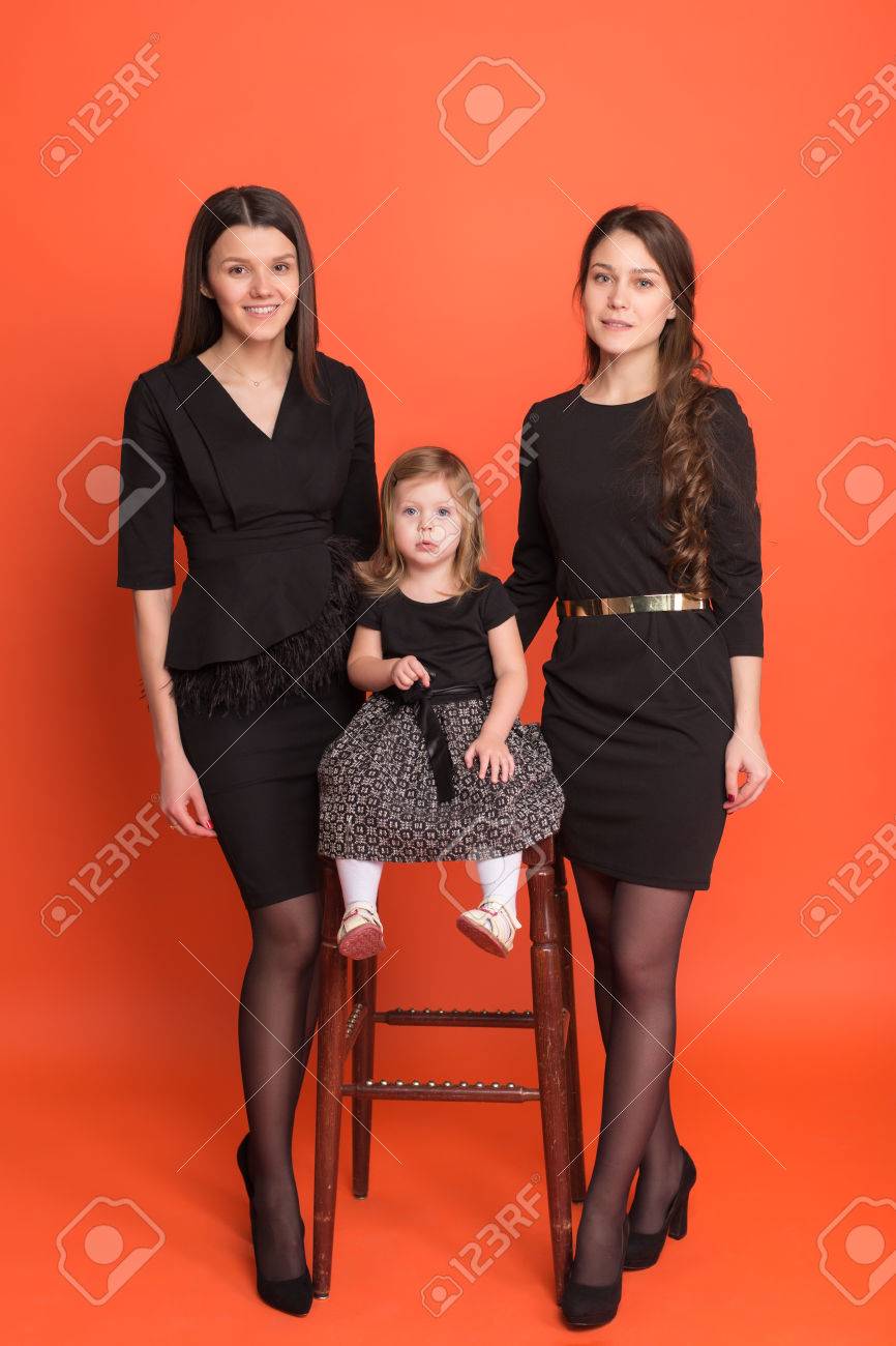 young girls black dress