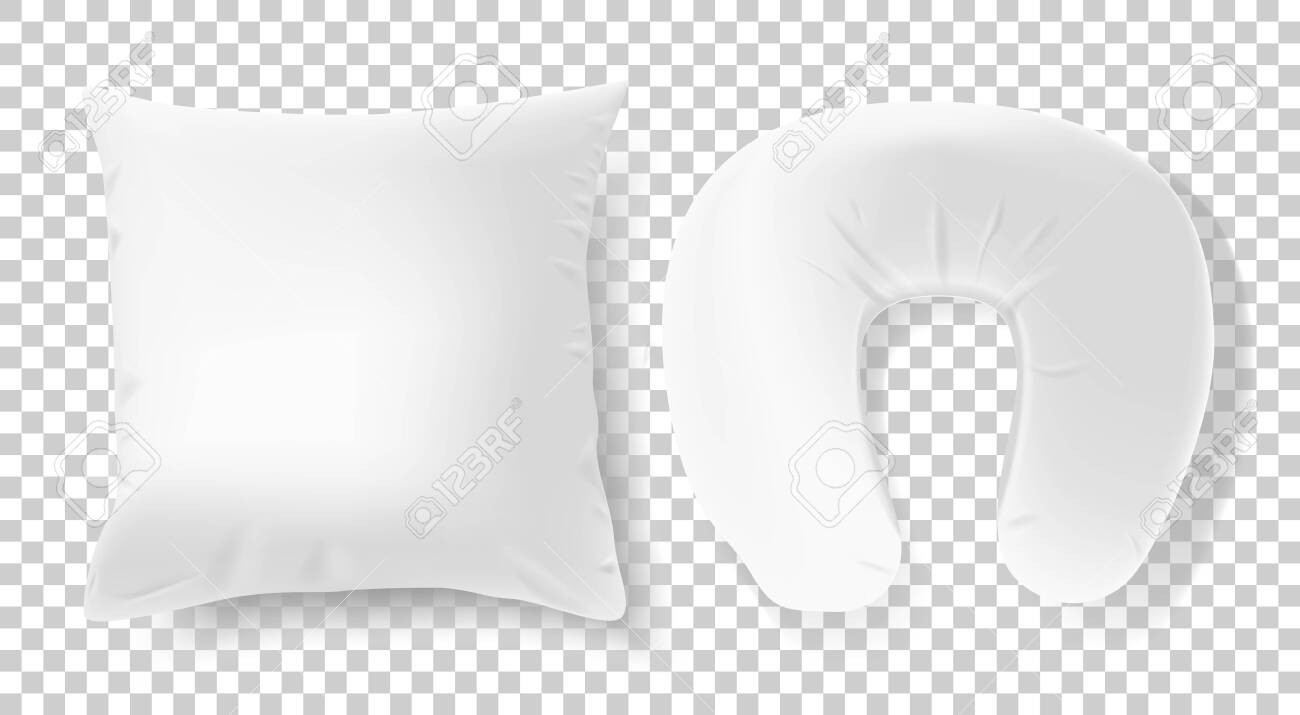 white neck pillow