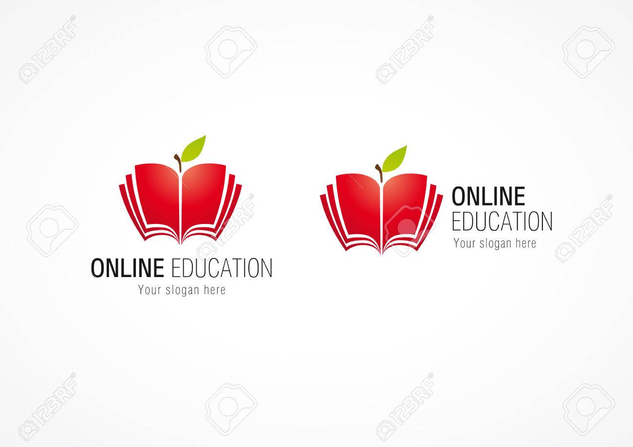 Online Bildung Logo Offnen Apfel Buch Internet Netzwerk Schule Symbol Vektor Zeichen Lizenzfrei Nutzbare Vektorgrafiken Clip Arts Illustrationen Image 68546168