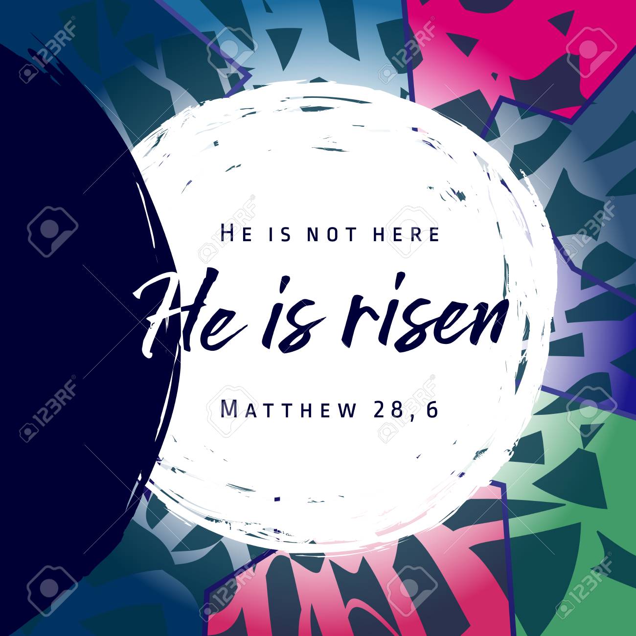 He is risen, He is not here. Invitation vector blue color template. Open lighting empty cave shining angel inside. Religious greetings. Jesus up from dead. Light in the end of the tunnel. Isolated element - 96620359 He is risen, He is not here. Invitation vector blue color template. Open lighting empty cave shining angel inside. Religious greetings. Jesus up from dead. Light in the end of the tunnel. Isolated element - 96620359