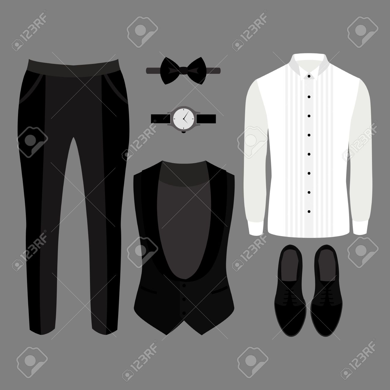 camisa con chaleco hombre