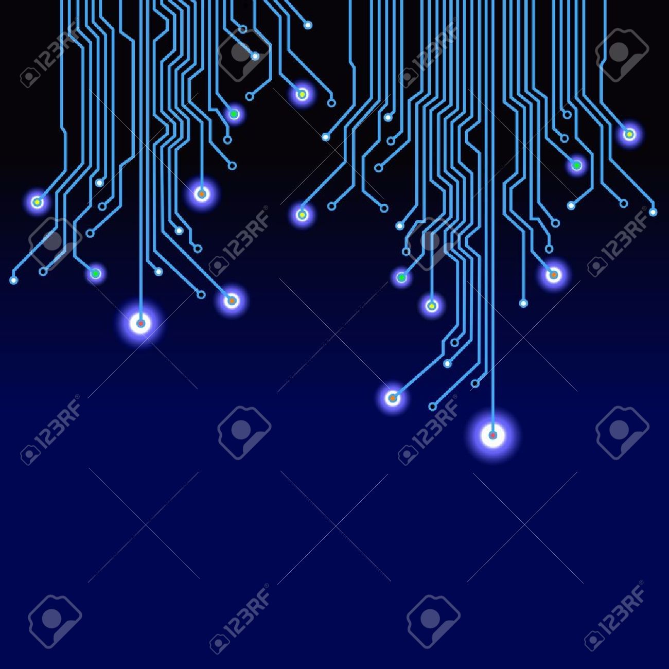 電子の抽象的な背景 ベクトル イラスト のイラスト素材 ベクタ Image