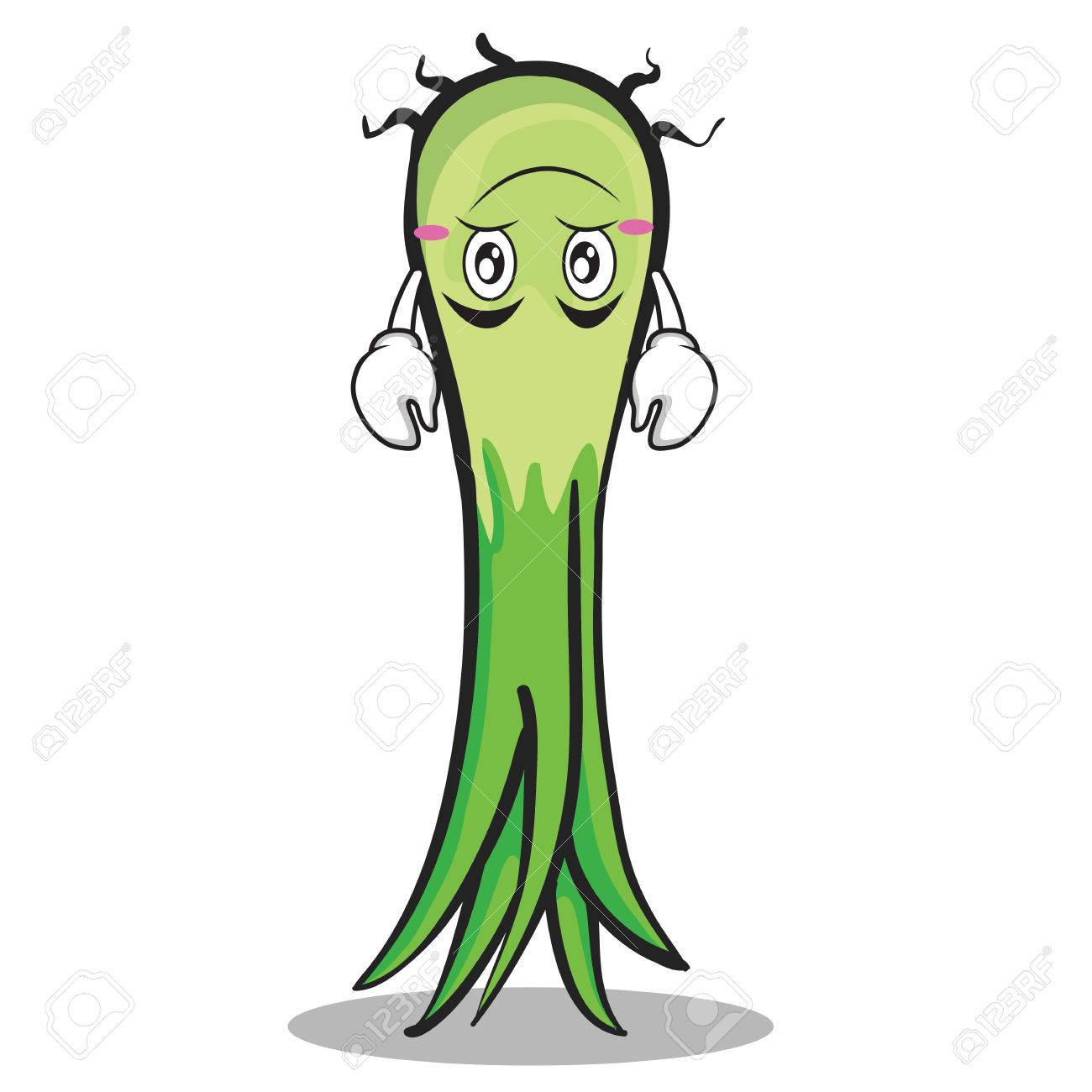 Dessin De Personnage De Poireaux A L Envers Clip Art Libres De