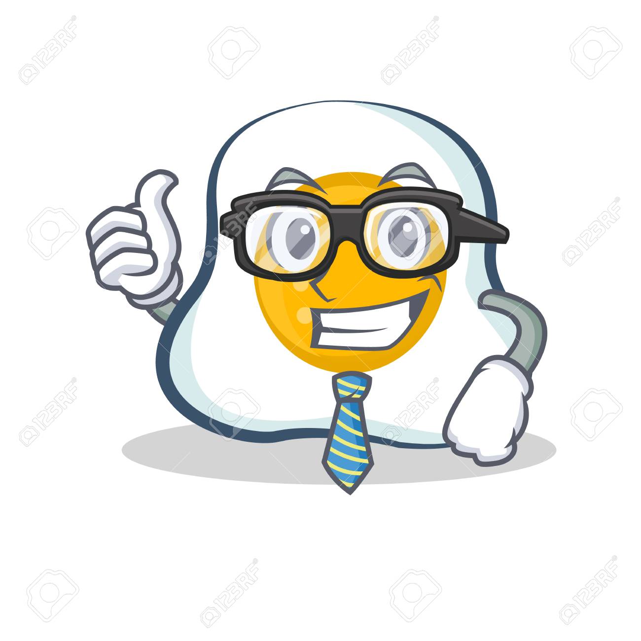 実業家目玉文字漫画のイラスト素材 ベクタ Image 83358824