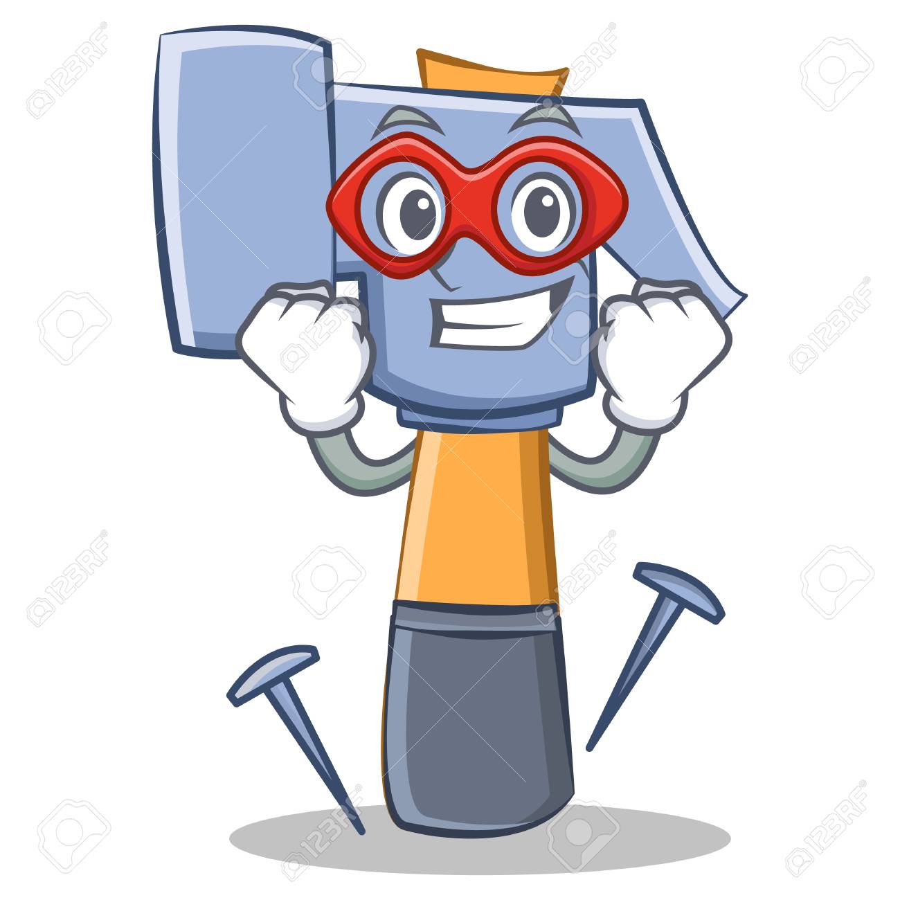 Hammer Character Cartoon Emoticon Illustration Royalty Free SVG, Cliparts,  Vectors, and Stock Illustration. Image 86153429., image size:1300x1300