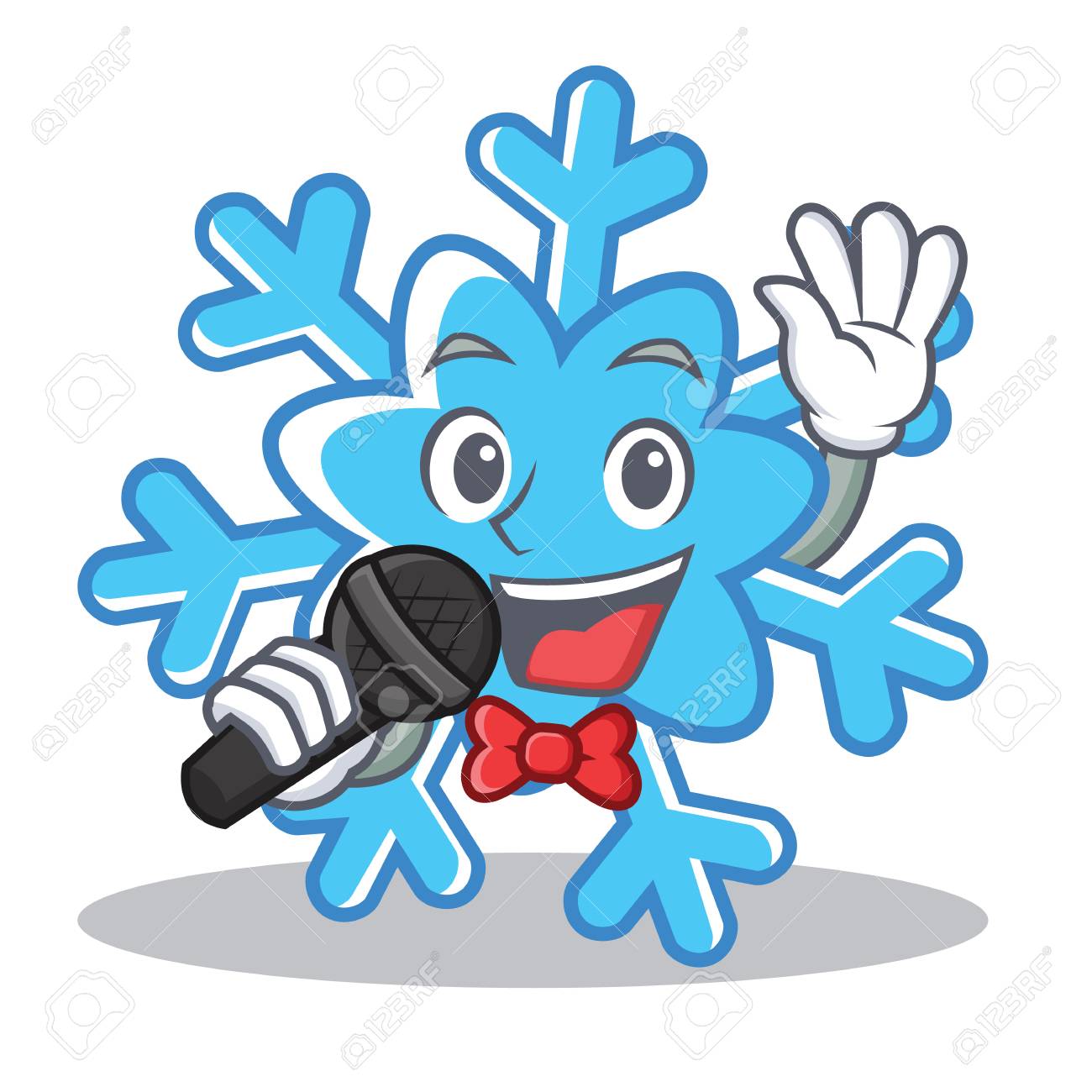 Jupe De Bonhomme De Neige Flocon De Neige De Dessin Animé