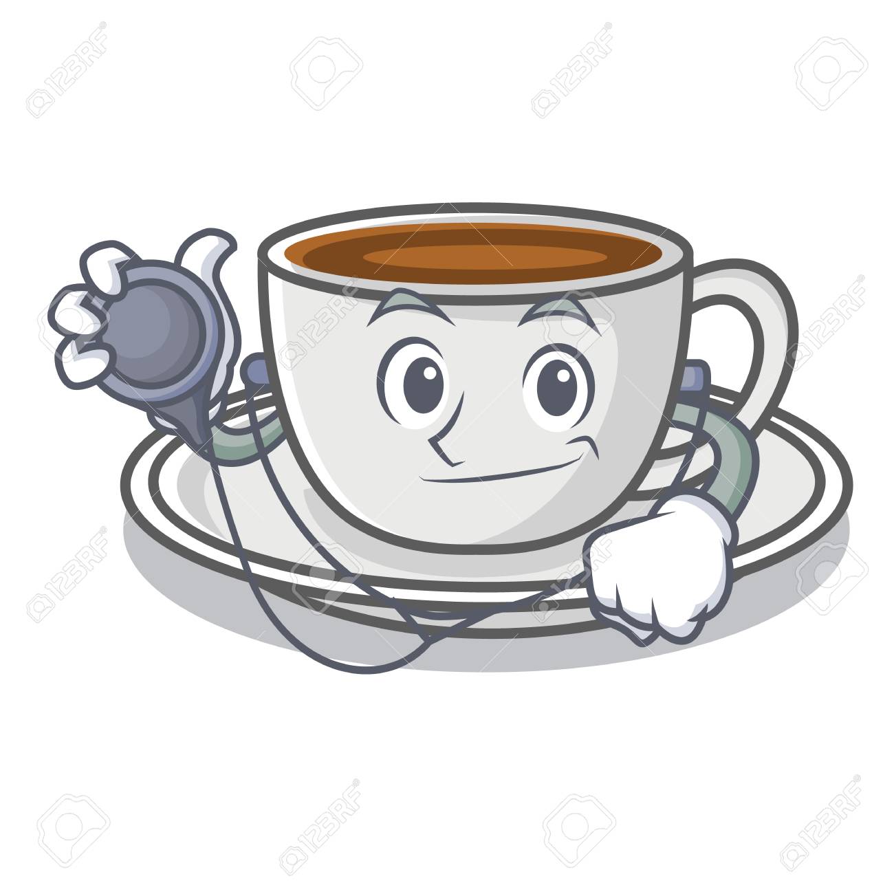 ドクター コーヒー キャラ漫画スタイル ベクトル イラストのイラスト素材 ベクタ Image ドクター コーヒー キャラ漫画スタイル ベクトル イラストのイラスト素材 ベクタ Image