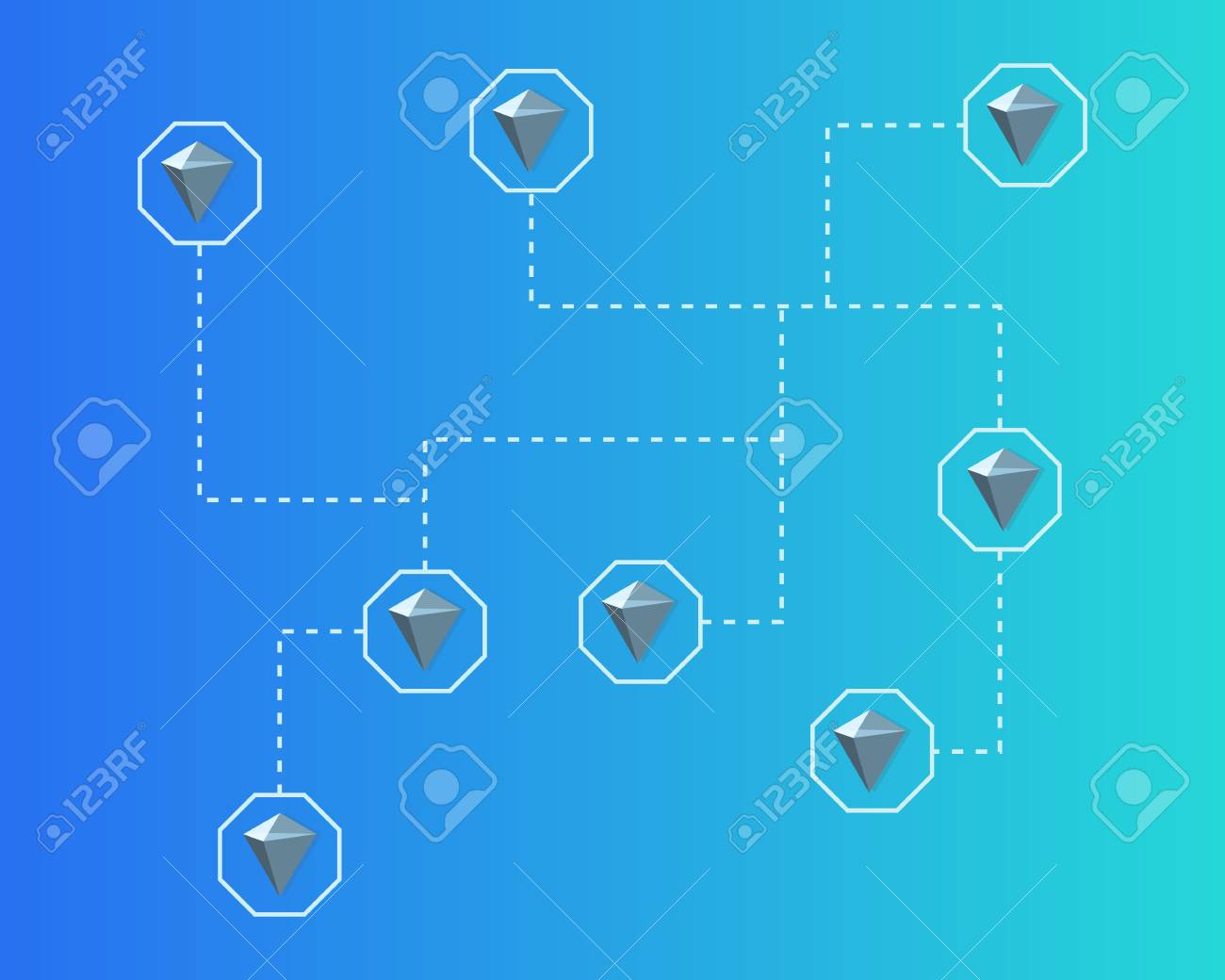 Kucoin Shares Cryptocurrency Bitcoin On Blue Background Vector Illustration  로열티 무료 사진, 그림, 이미지 그리고 스톡포토그래피. Image 96395793