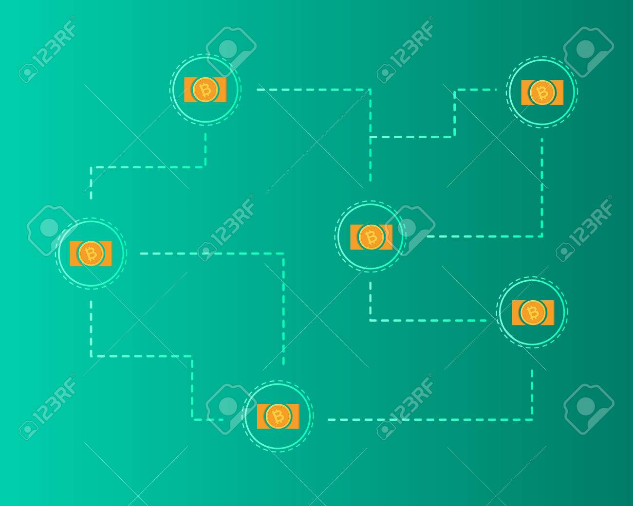 녹색 배경 컬렉션의 블록체인 비트코인 캐시 로열티 무료 사진, 그림, 이미지 그리고 스톡포토그래피. Image 96901309