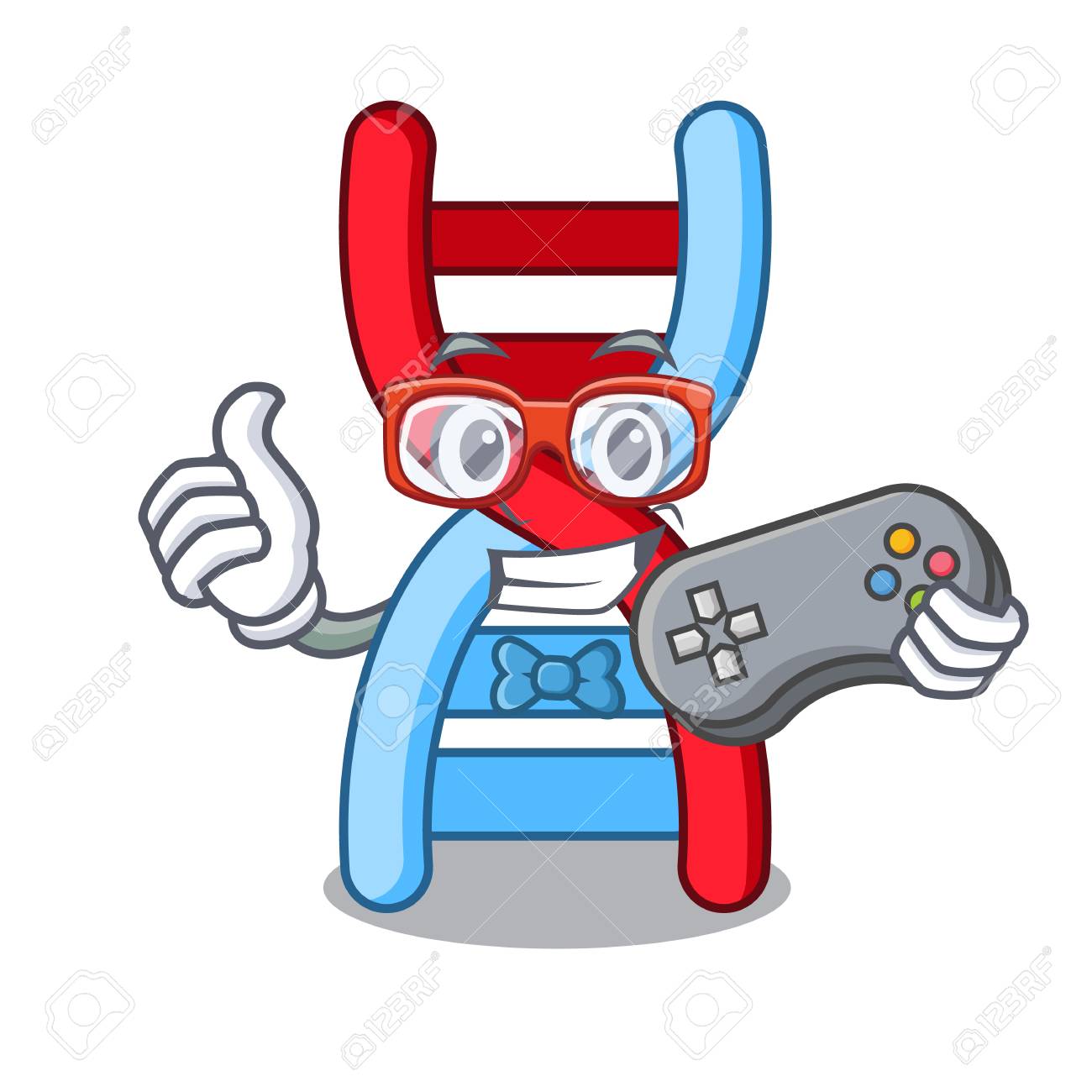 Gamer Dna Molecule Mascot Cartoon Royalty Free Cliparts Vectors And Stock Illustration Image