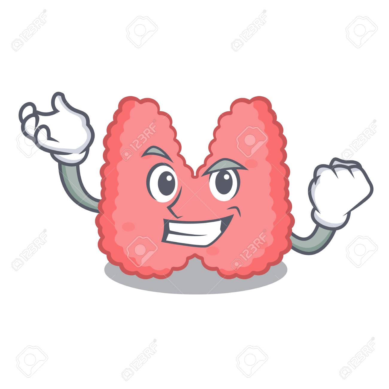 Successful Thyroid Character Cartoon Style Royalty Free Cliparts Vectors And Stock Illustration Image 101286362 Pancreatic, thyroid glands, intestines, and discover more than 10 million professional graphic resources on freepik. successful thyroid character cartoon style