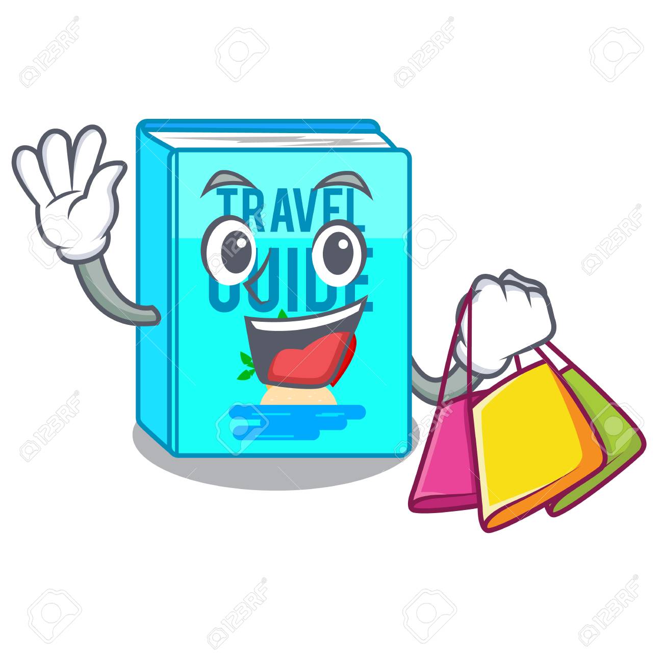 Shopping Travel Guide Book Isolated In Cartoon Vector Illustration Royalty Free Cliparts Vectors And Stock Illustration Image 118549900 123rf